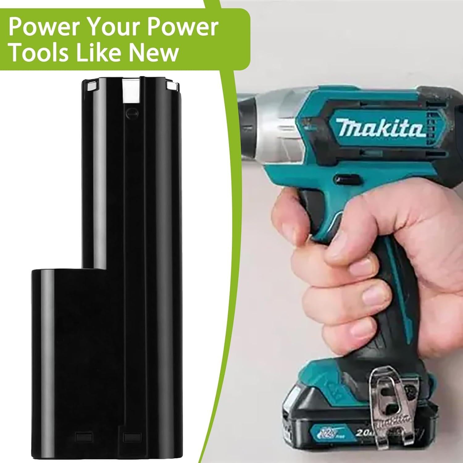 Batería de Reemplazo Ni-MH 12V 3500mAh para Makita 1210