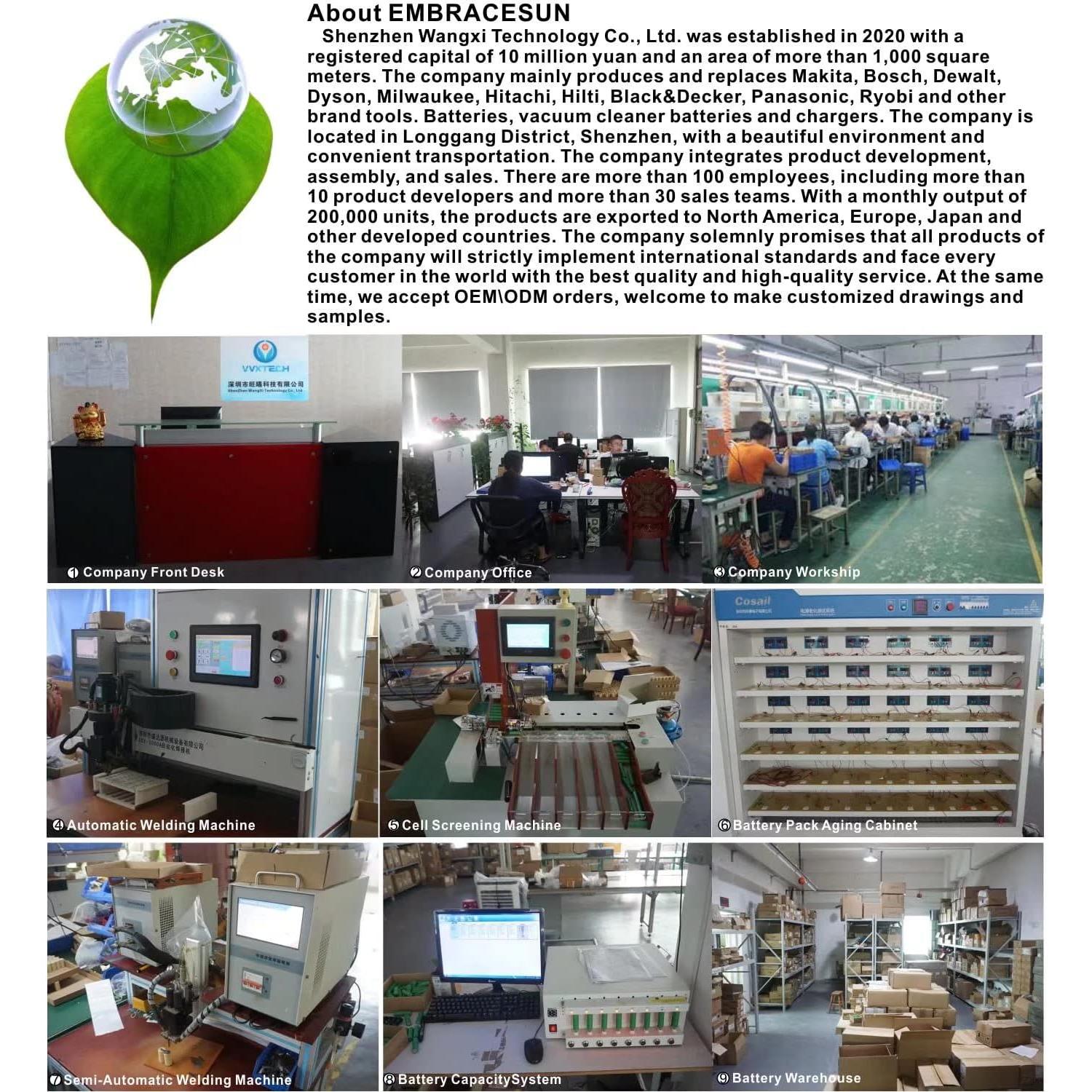 Batería recargable NiMh 24V 3000mAh EMBRACESUN BOS24B