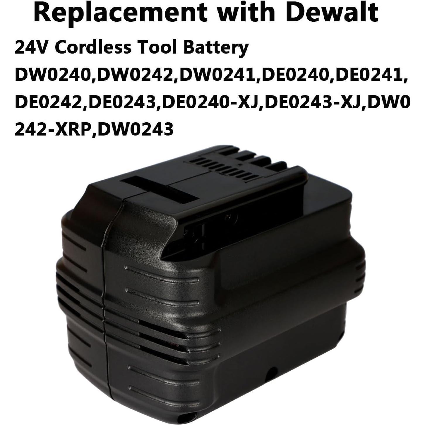 Batería Reemplazo Dewalt 24V 3300mAh NI-MH DW0242