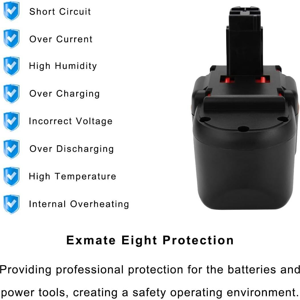 Batería Ni-MH 24V 3.5Ah Exmate para Bosch BAT030 BAT031