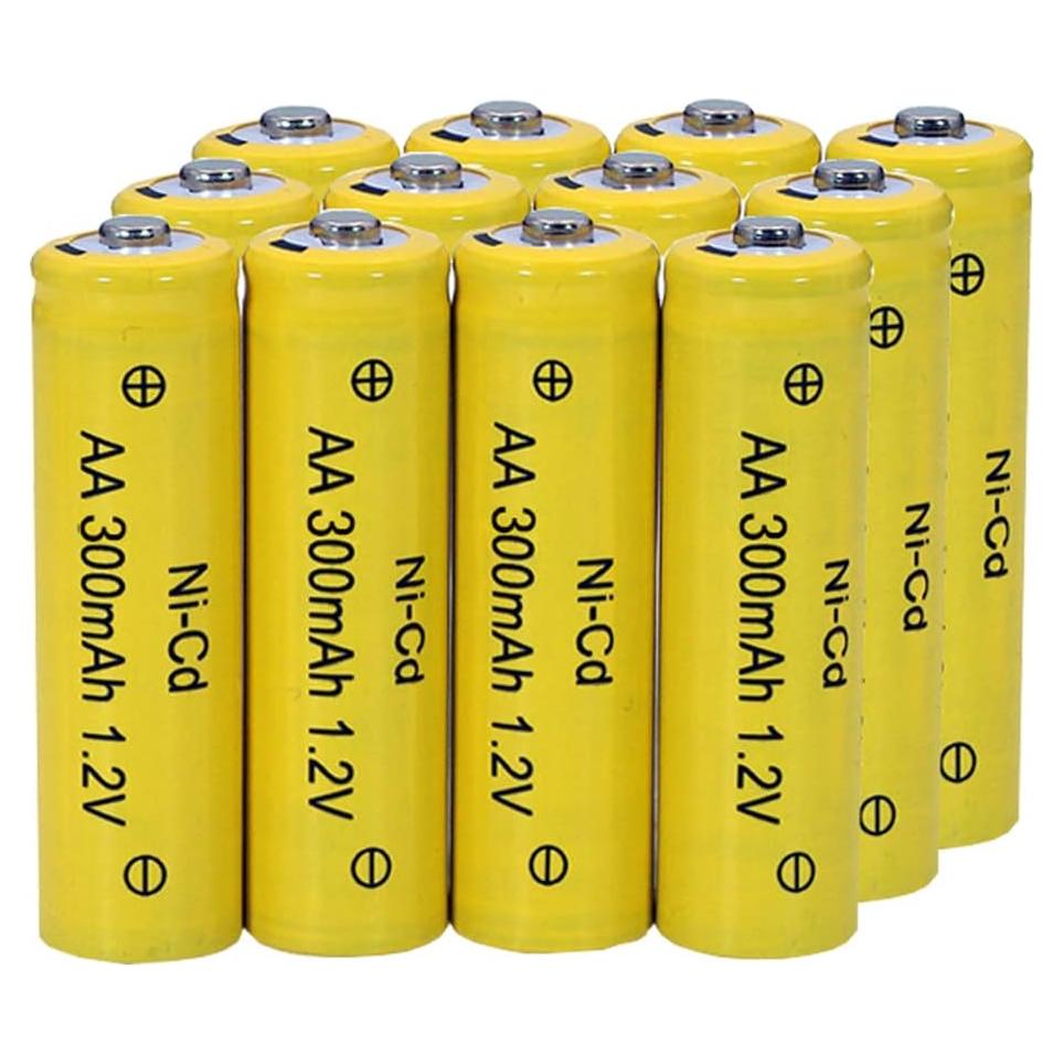 Baterías Recargables Ni-Cd FULIN AA 300mAh 12 Paquetes