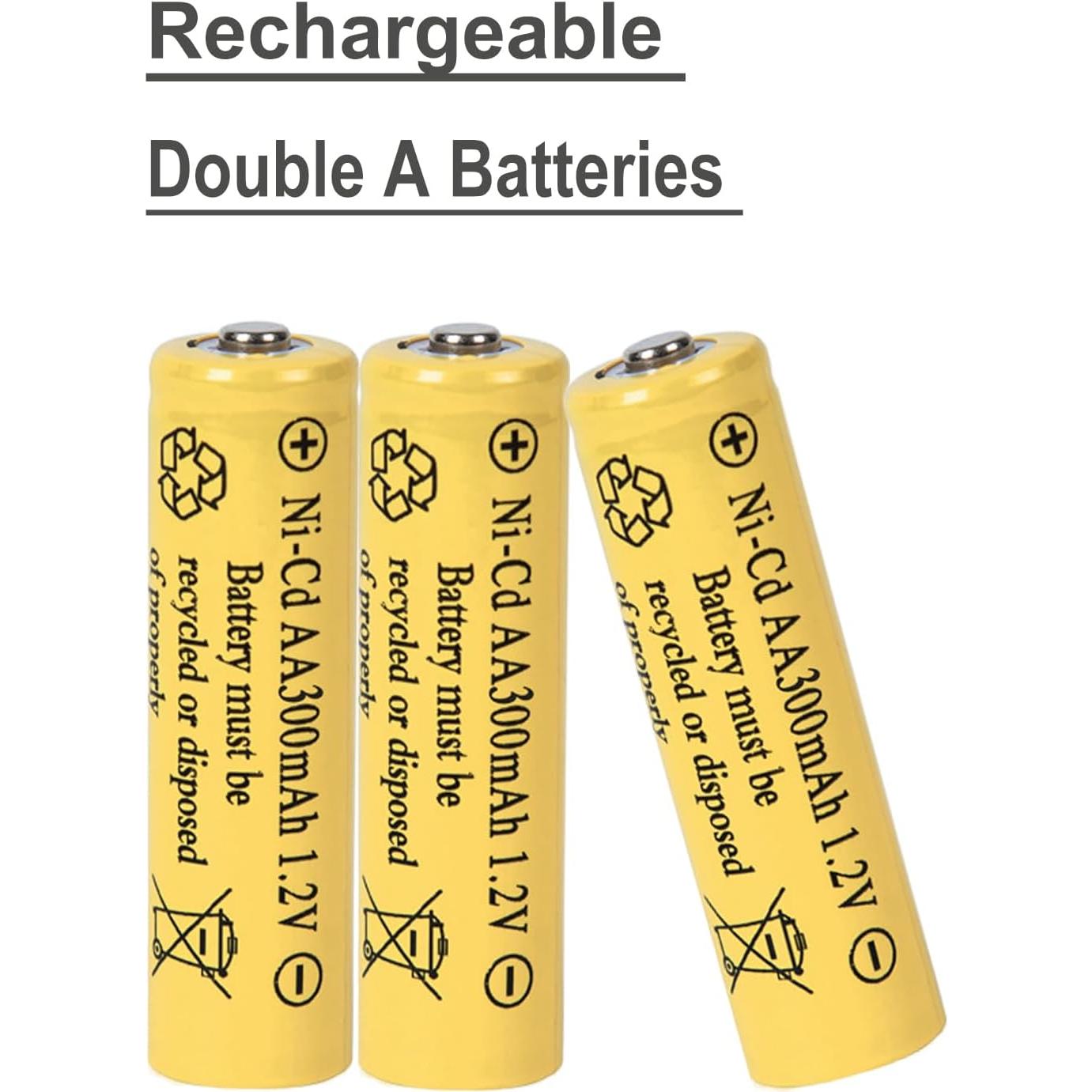 Baterías Recargables Ni-Cd FULIN AA 300mAh 12 Paquetes