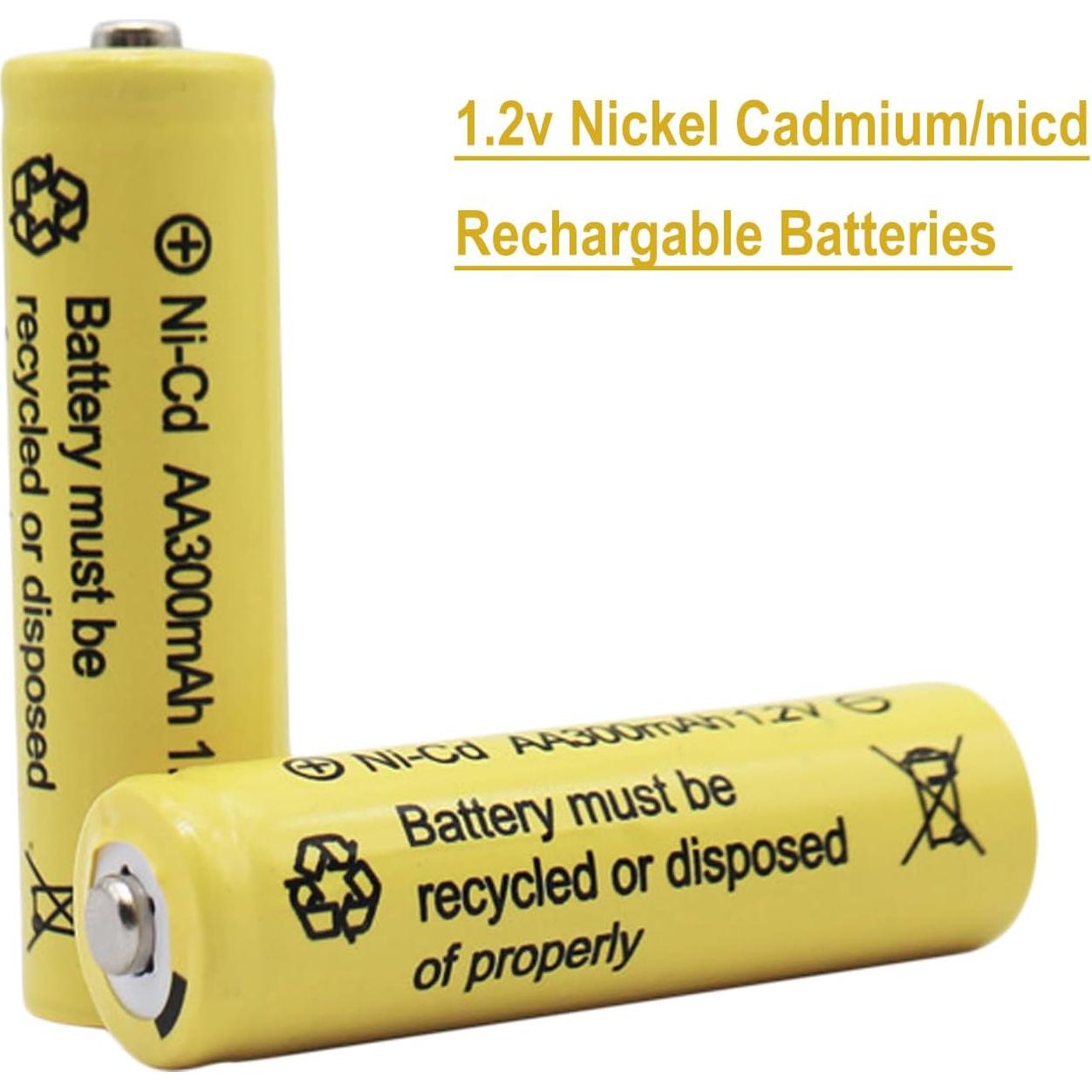 Baterías Recargables Ni-Cd FULIN AA 300mAh 12 Paquetes