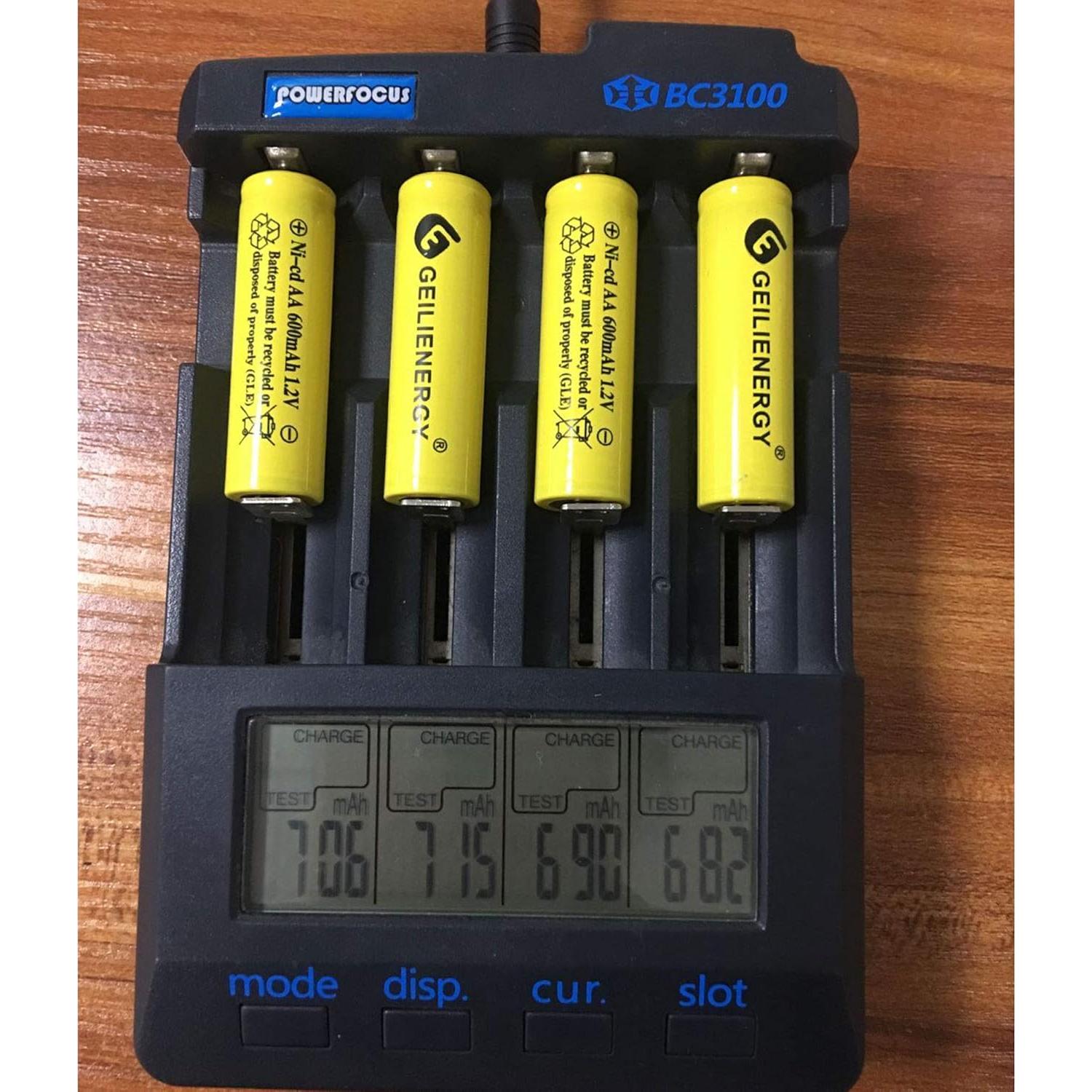 Baterías Recargables Solares AA GEILIENERGY 600mAh 8 PCS