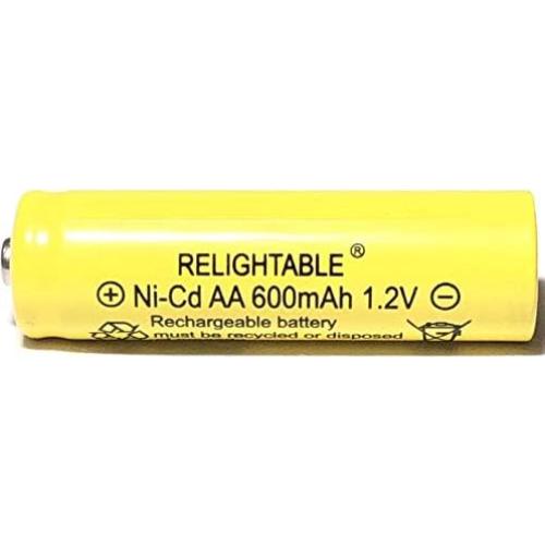 Baterías Recargables AA NiCd 600mAh RELIGHTABLE - 20 Piezas
