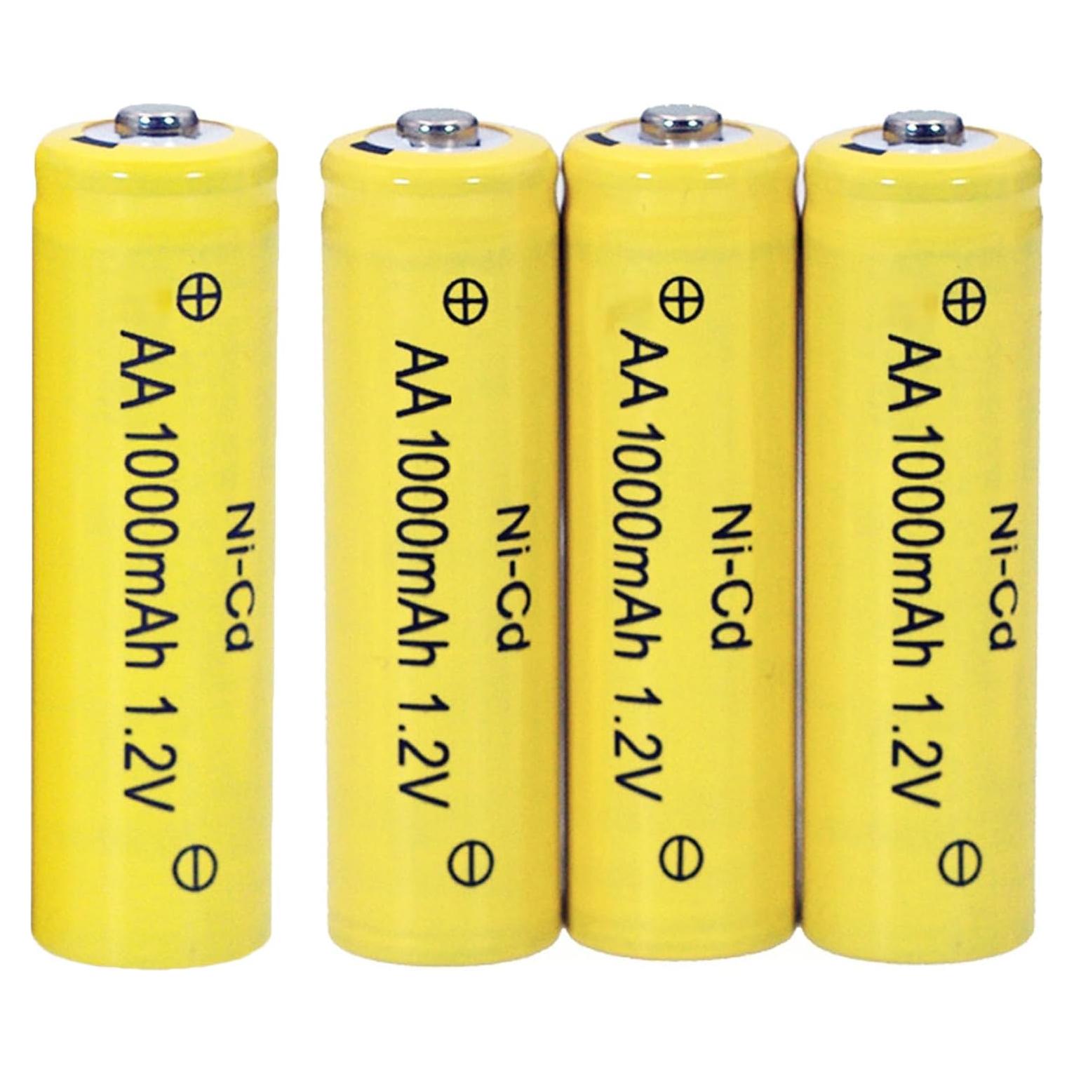 Baterías Recargables AA NiCd 1000mAh 1.2V FULIN - 4 Unidades