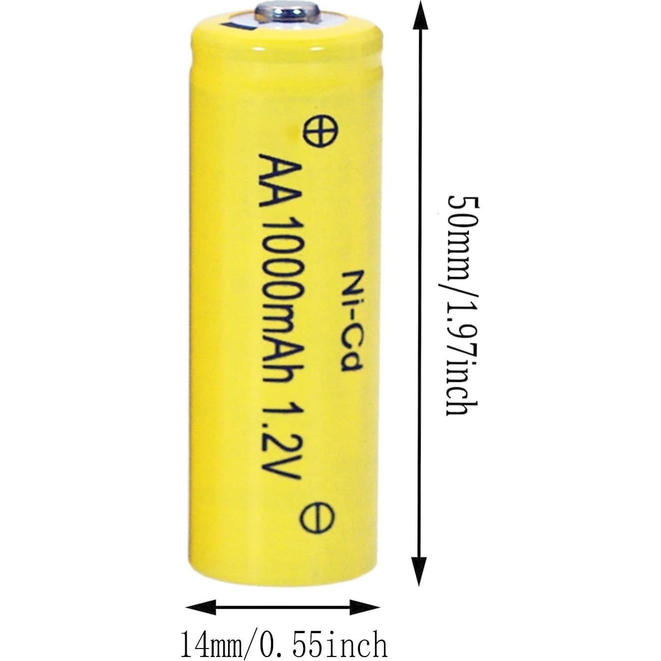 Baterías Recargables AA NiCd 1000mAh 1.2V FULIN - 4 Unidades
