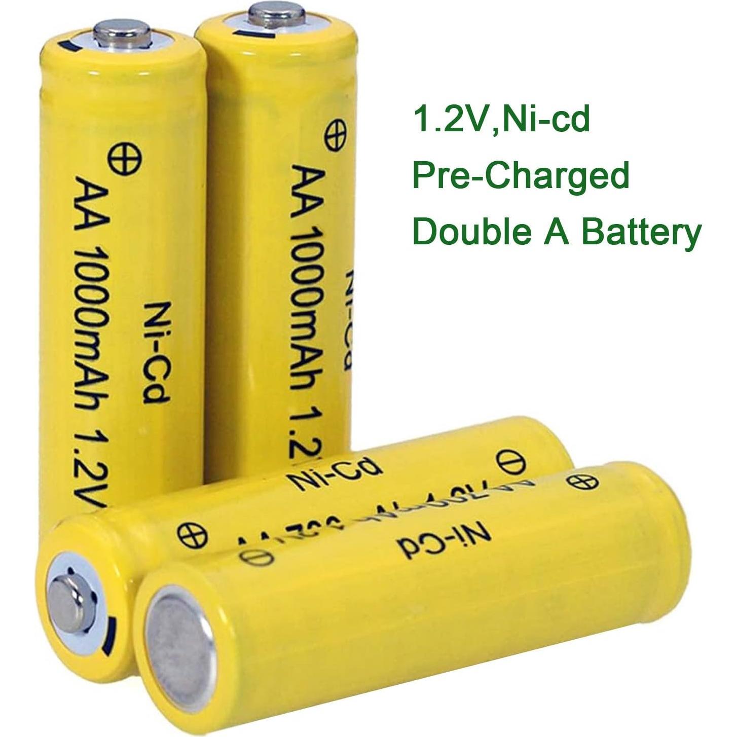 Baterías Recargables AA NiCd 1000mAh 1.2V FULIN - 4 Unidades