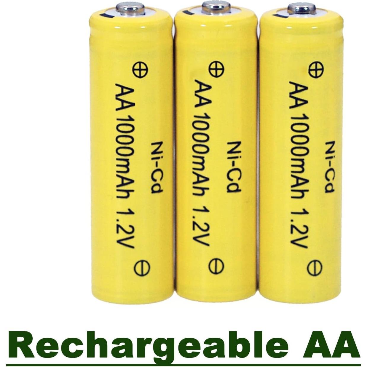 Baterías Recargables AA NiCd 1000mAh 1.2V FULIN - 4 Unidades