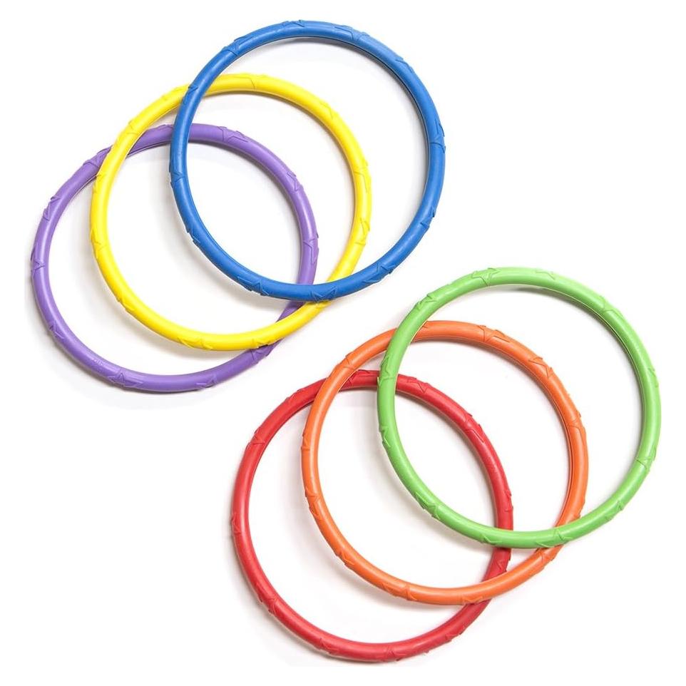 Anillos de buceo Banzai 6-Pack para piscina y verano