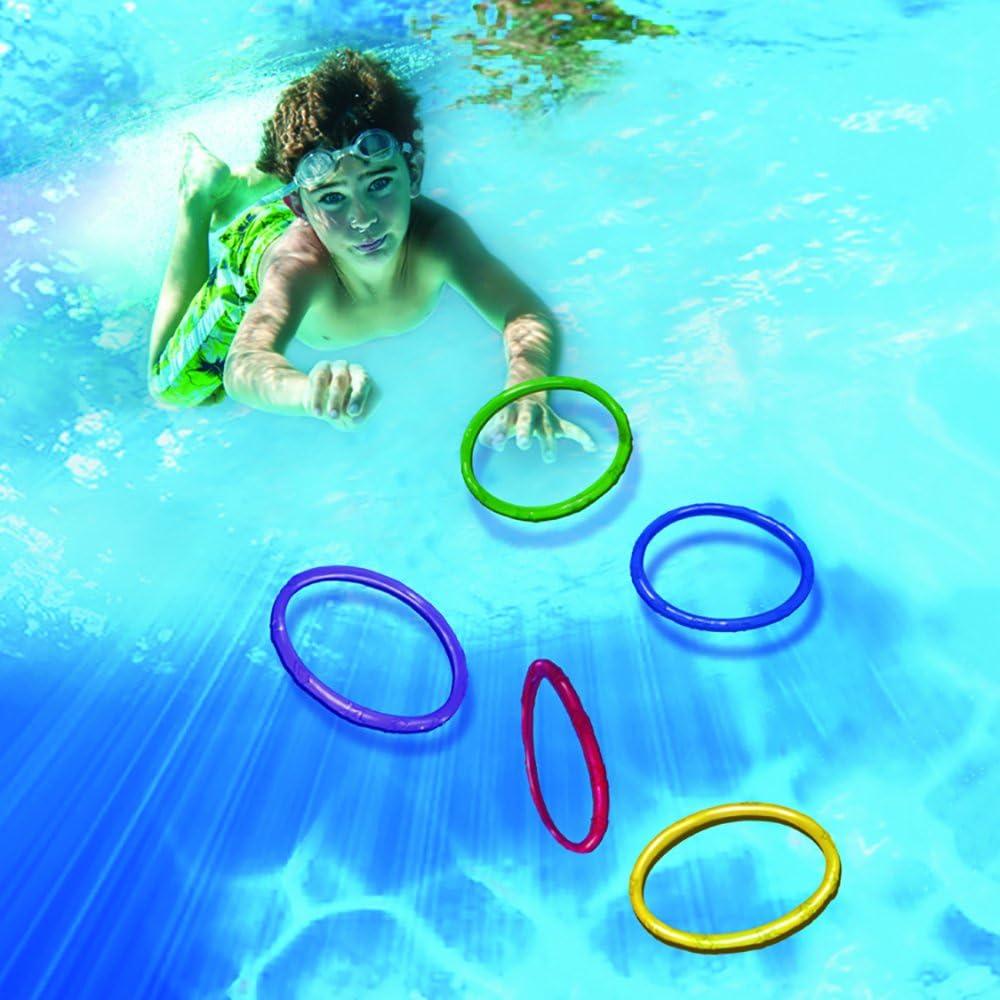 Anillos de buceo Banzai 6-Pack para piscina y verano