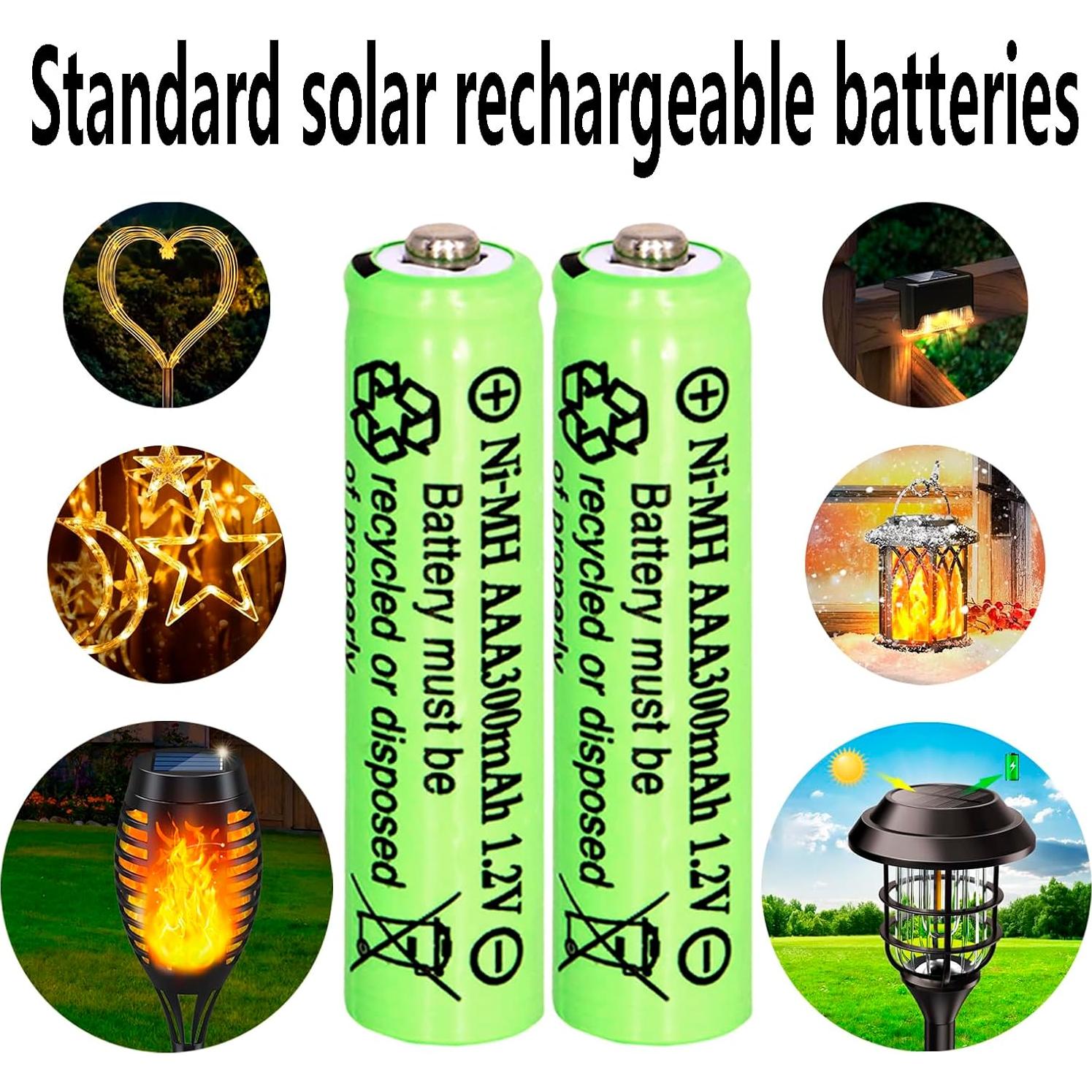 Baterías Recargables AAA 300mAh NiMH Lombaour - 10 Paquetes