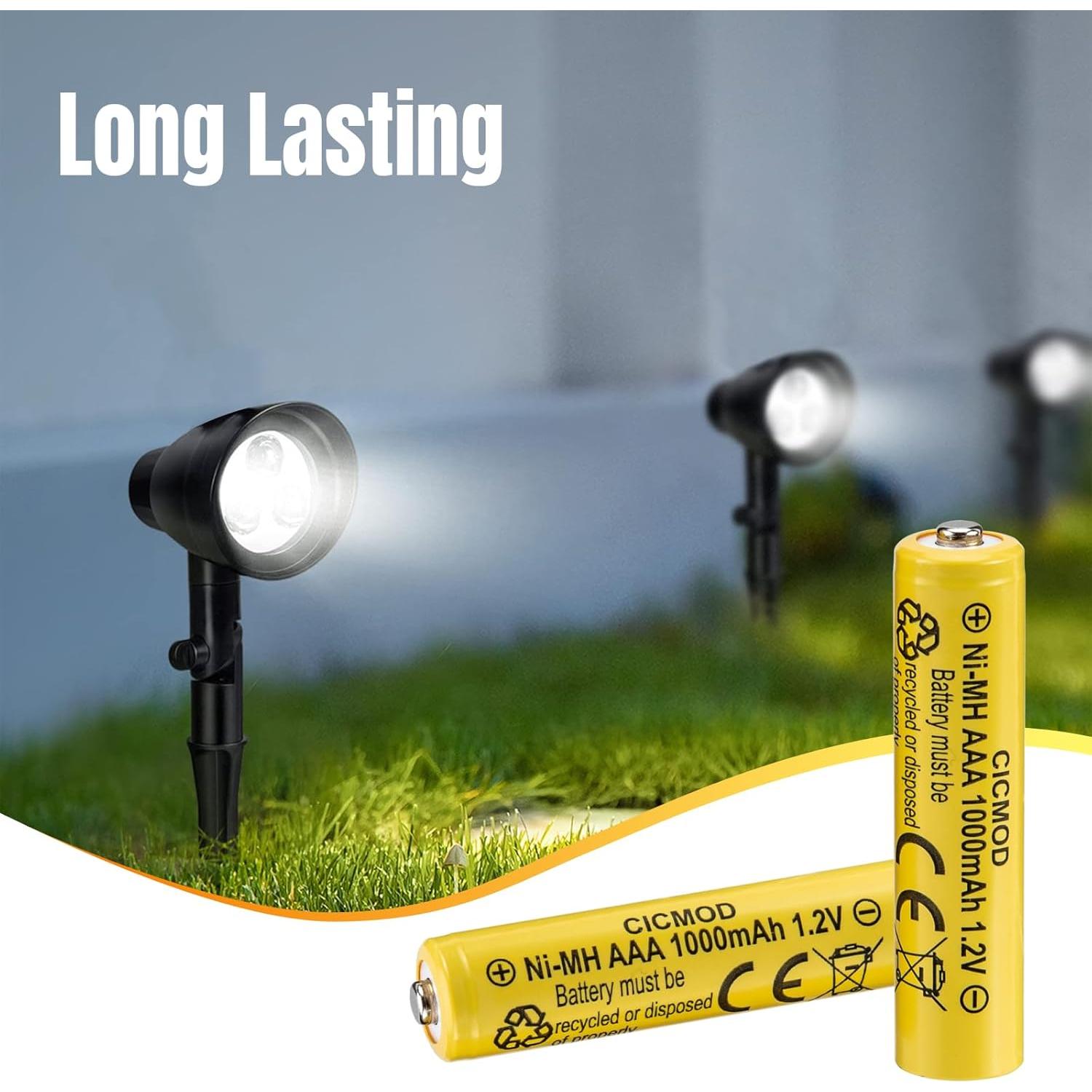 Baterías recargables AAA CICMOD 1.2V 1000mAh 4 unidades