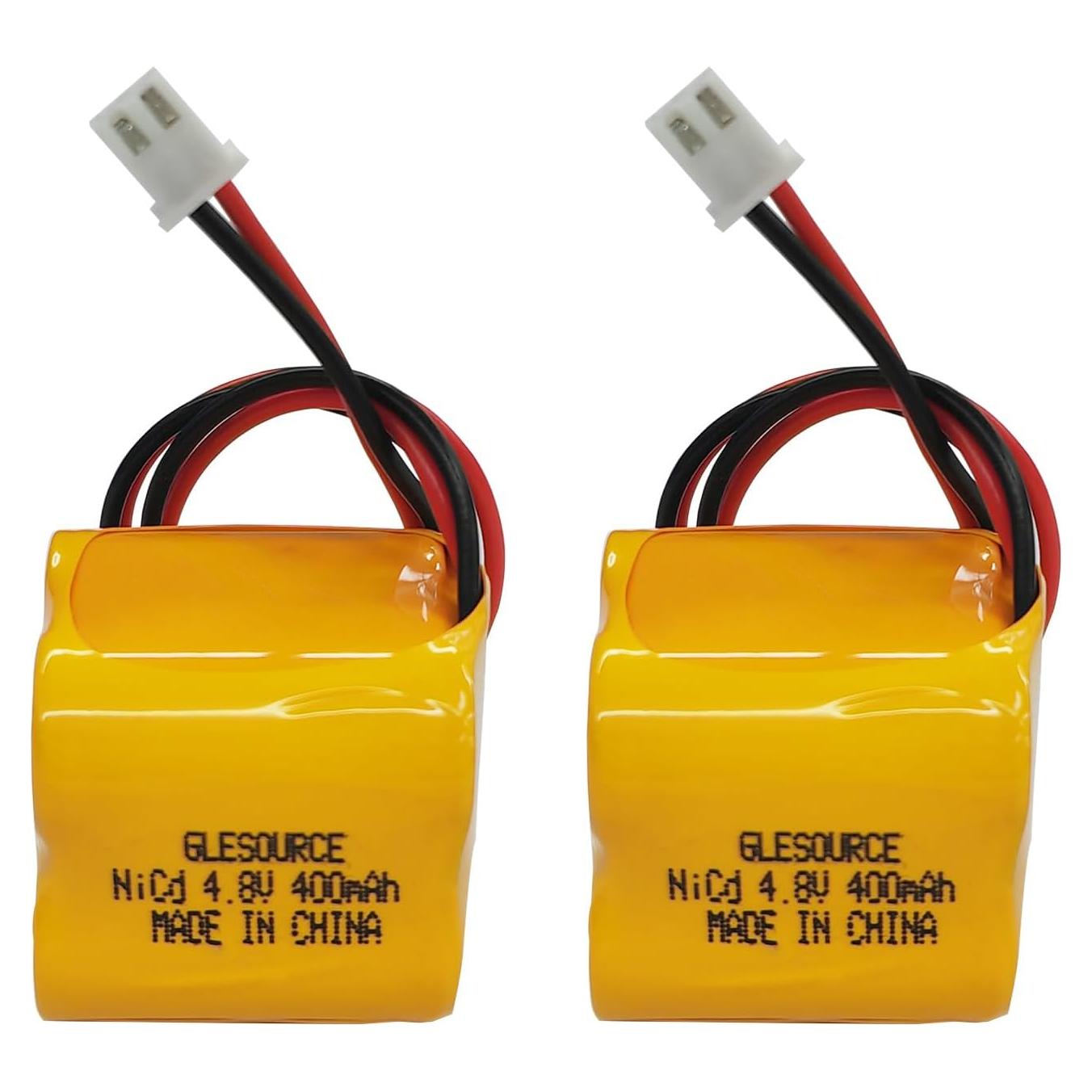 Batería Recargable Ni-CD XUNTU 4.8V 400mAh para Luz de Emergencia (2 Paquete)