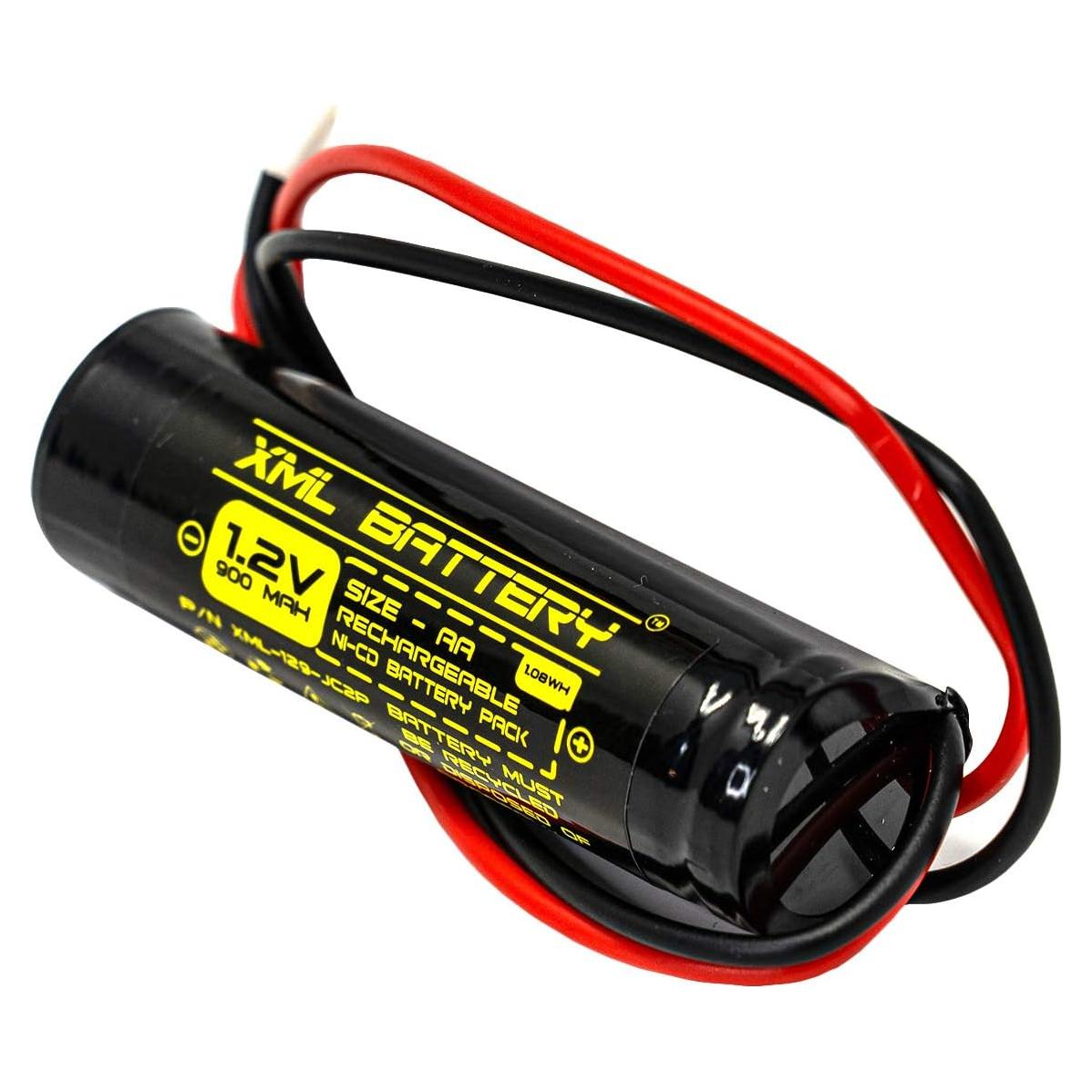 Batería Recargable Ni-CD Unitech AA900mAh 1.2V para Luz Emergencia