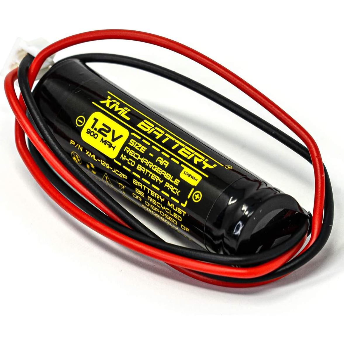 Batería Recargable Ni-CD Unitech AA900mAh 1.2V para Luz Emergencia