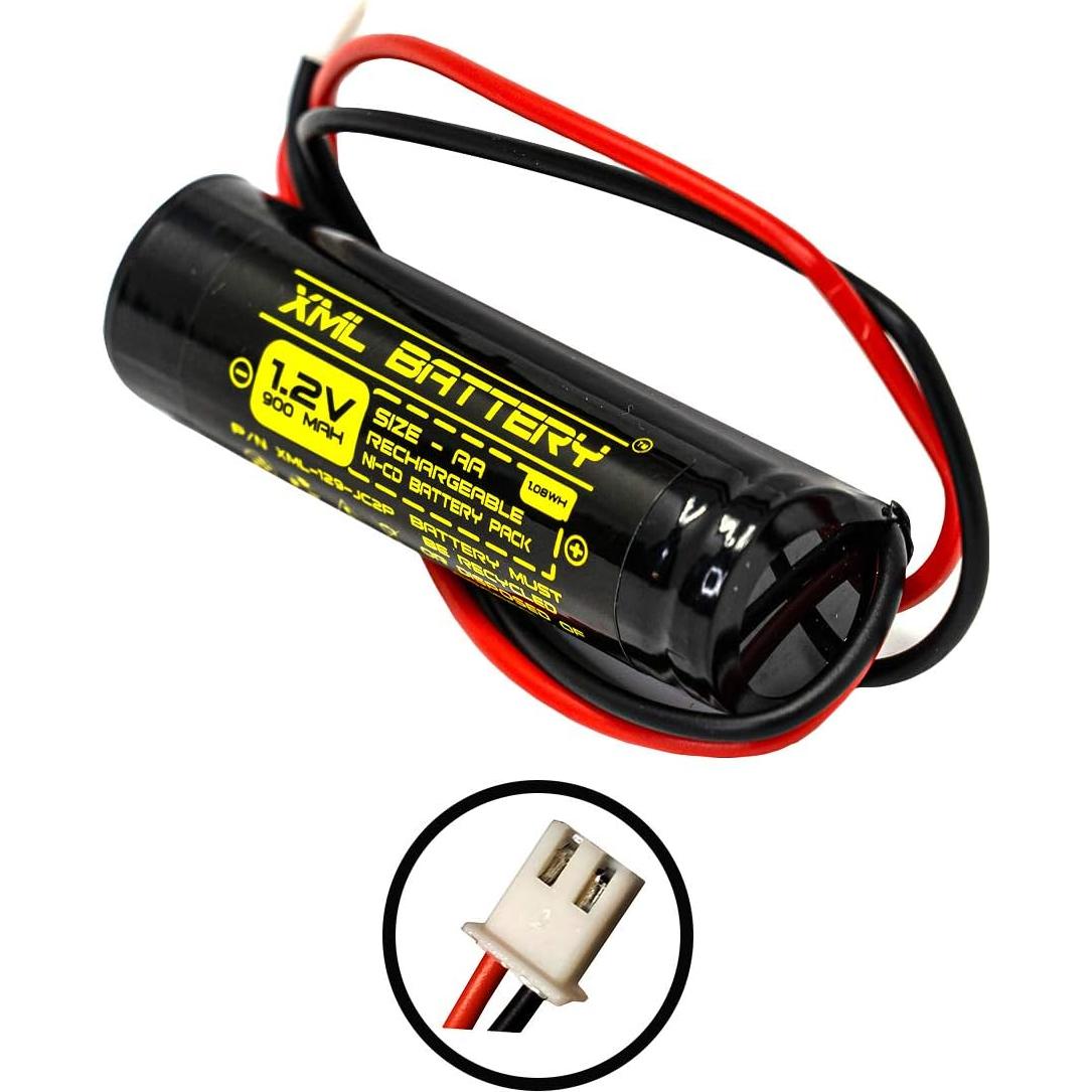Batería Recargable Ni-CD Unitech AA900mAh 1.2V para Luz Emergencia