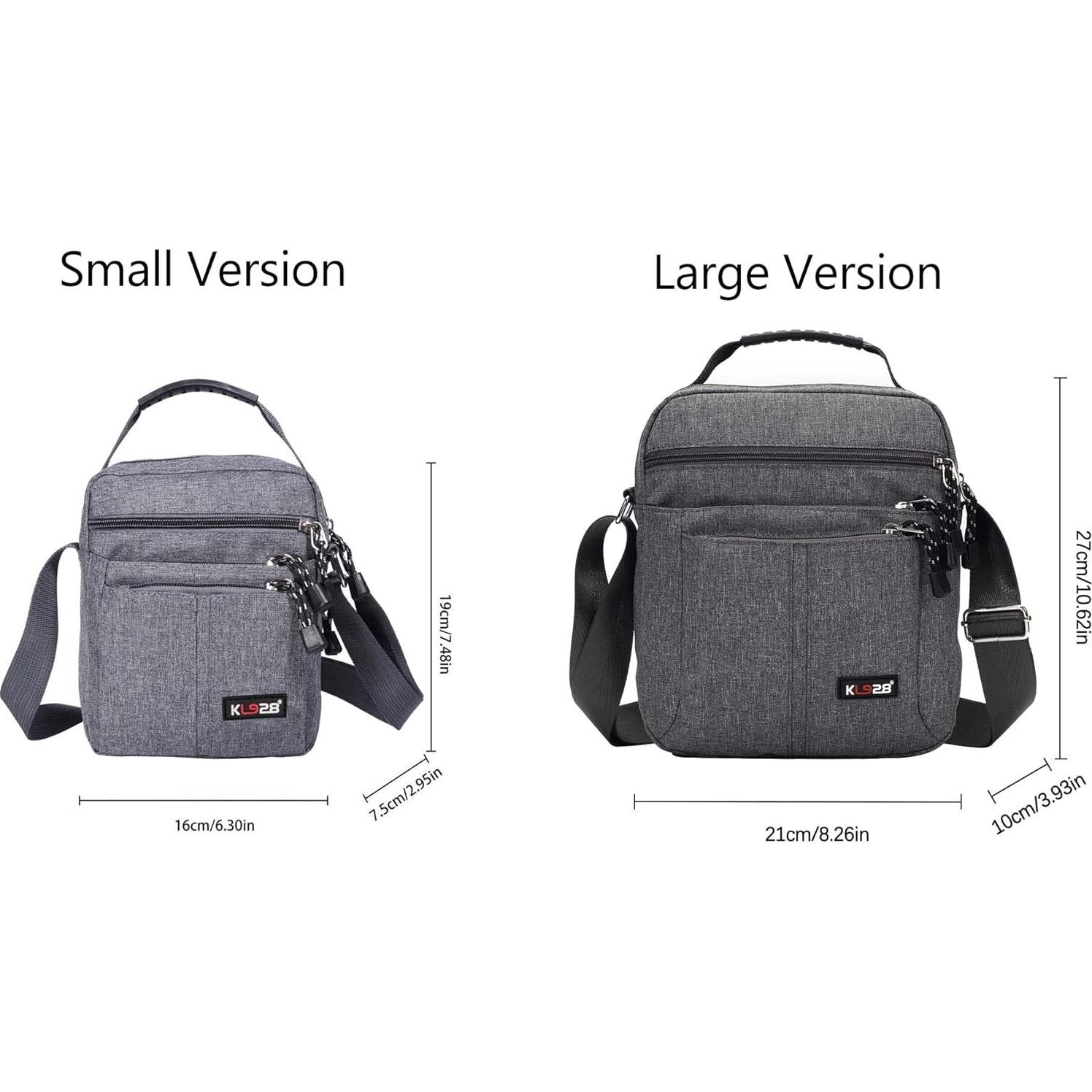 Bolsa de Mensajero KL928 - Hombro Cruzada Casual 21x10x27cm