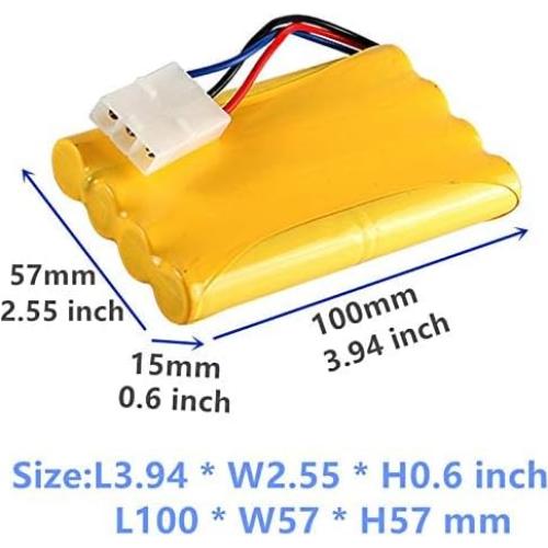 Batería recargable NI-CD 9.6V 700mAh KET-3P para juguetes RC