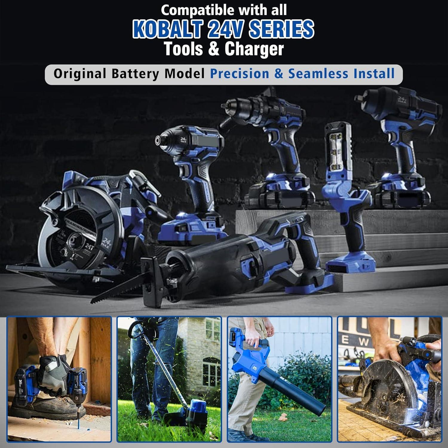 Batería de Reemplazo 6.0Ah TenHutt para Kobalt 24V MAX