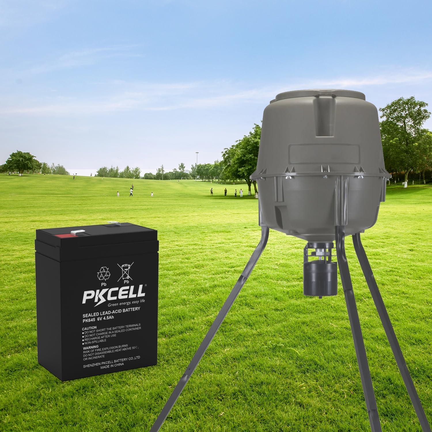 Batería Recargable PKCELL 6V 4.5Ah SLA para Juguetes y Alarmas