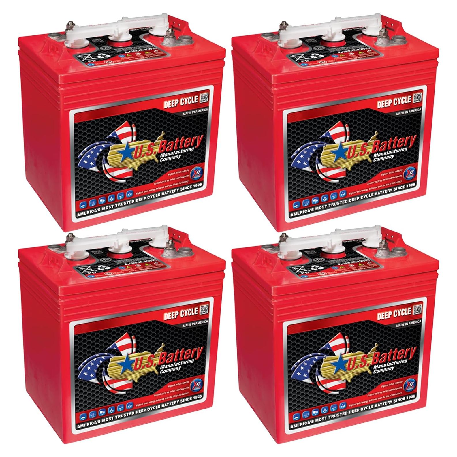 Batería Ciclo Profundo 6V 242Ah PowerStar US125CS x 4