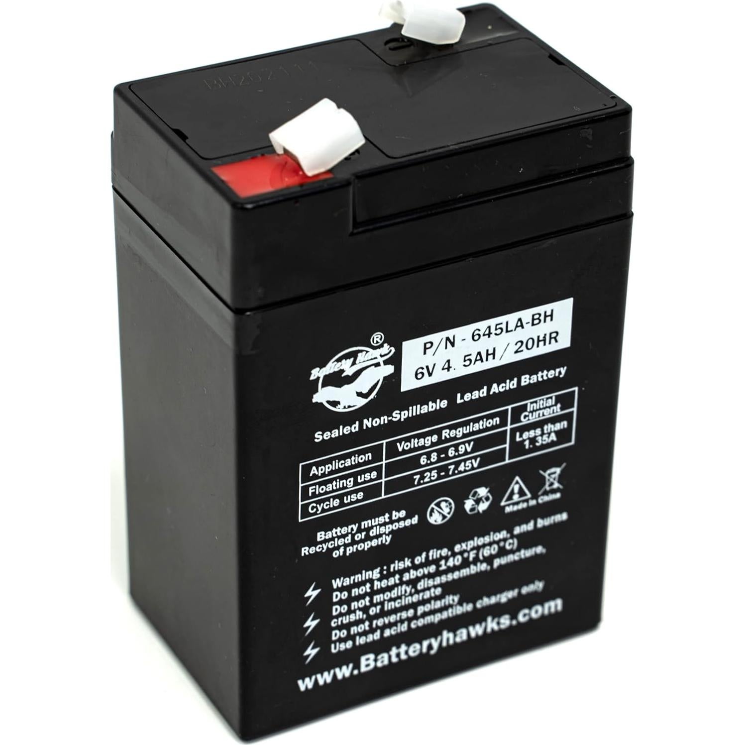 Paquete de 5 Baterías ELB-0604 6V 4.5AH Plomo Sellada