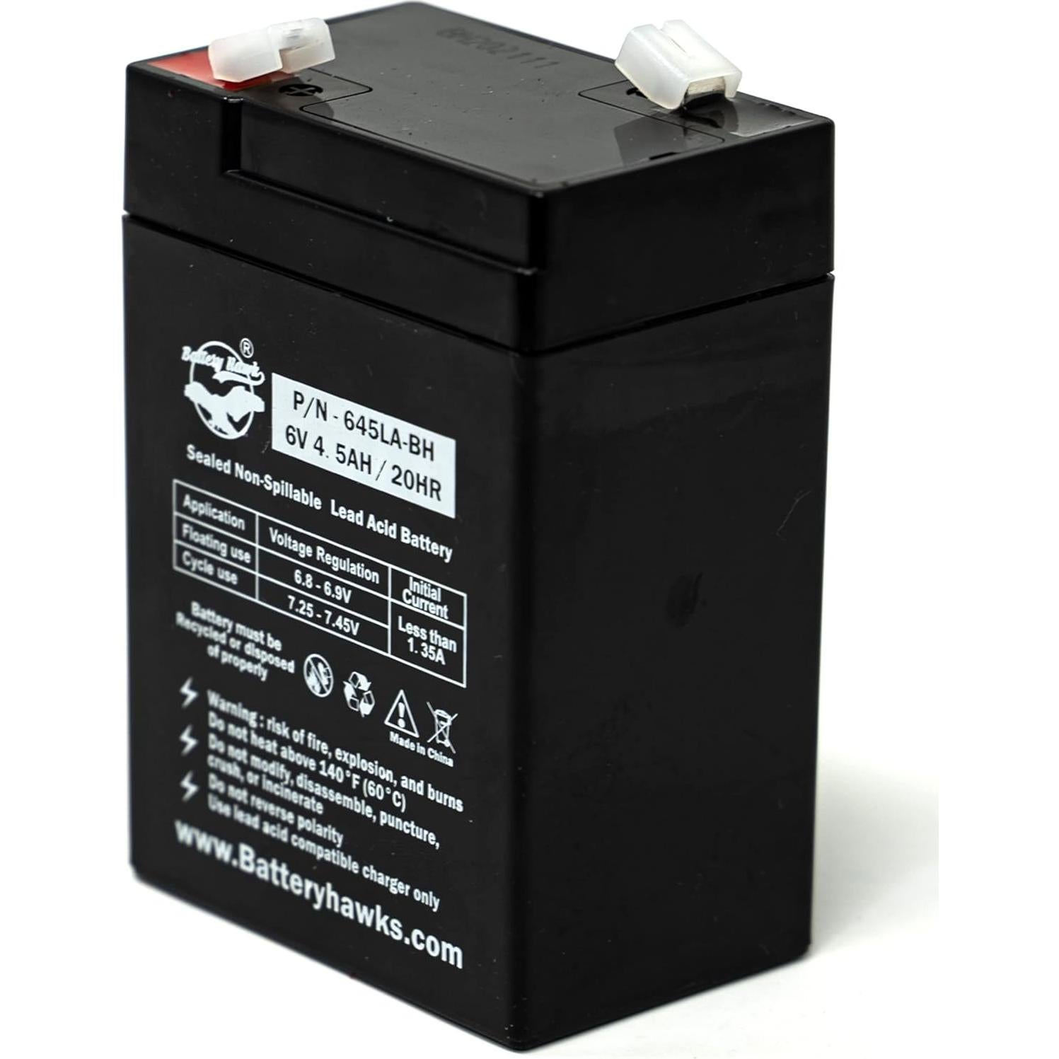 Paquete de 5 Baterías ELB-0604 6V 4.5AH Plomo Sellada