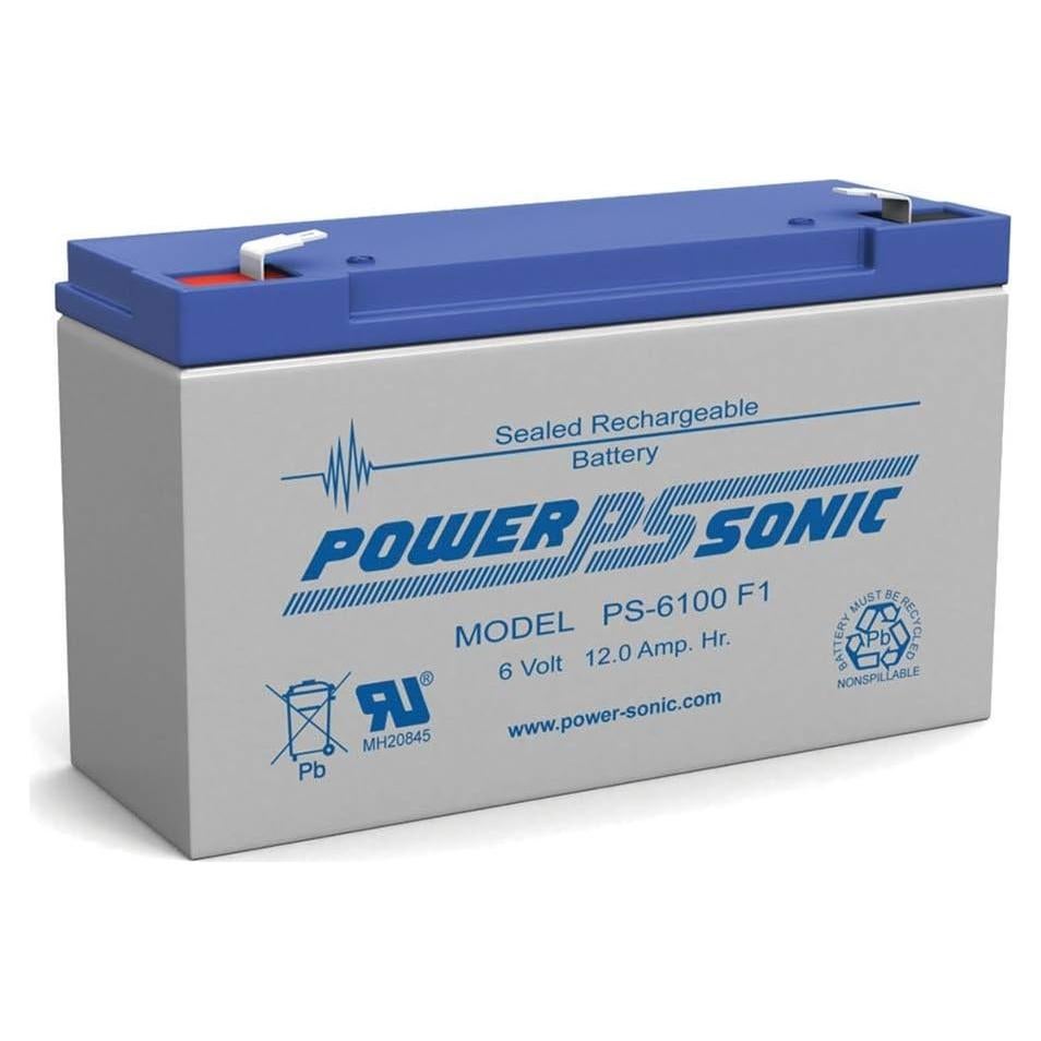 Batería Recargable Power Sonic PS-6100 6V 12Ah AGM