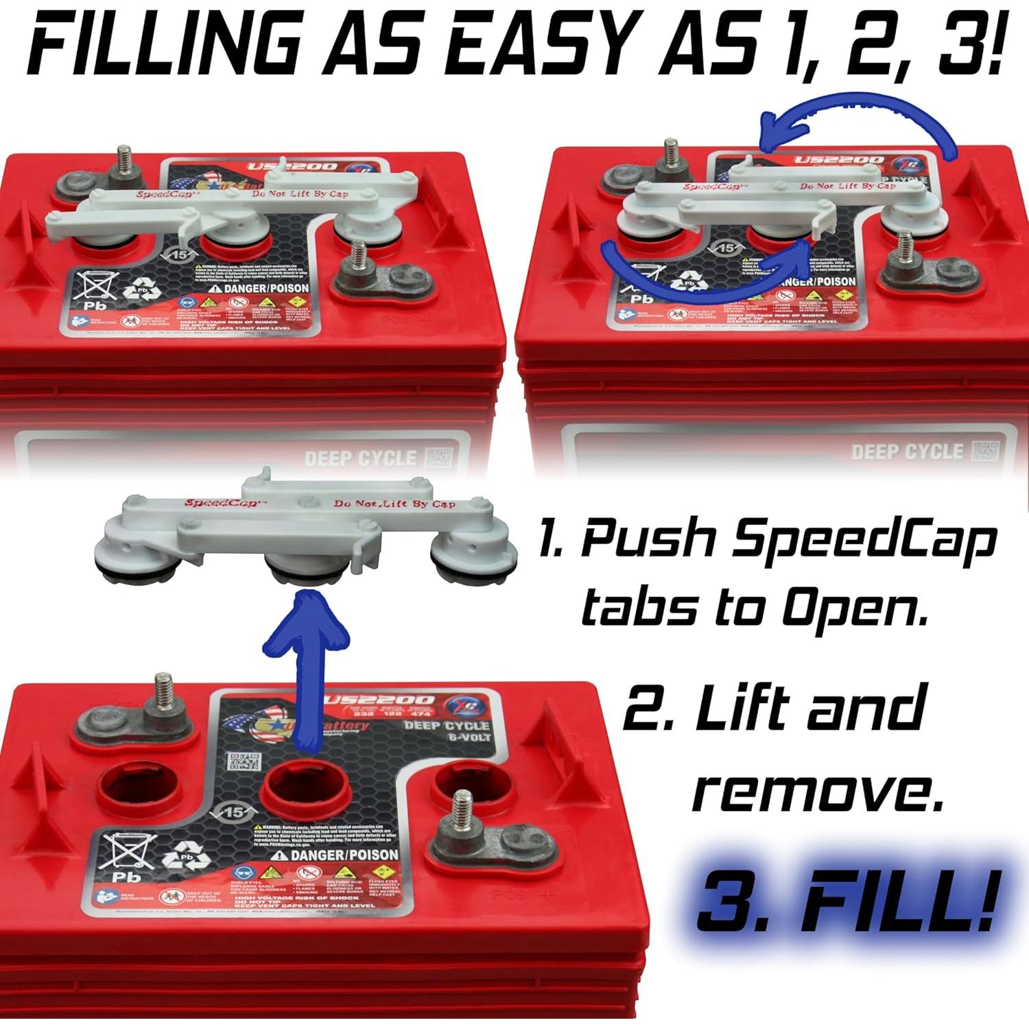 Batería Ciclo Profundo 6V 242Ah PowerStar GC2 x6