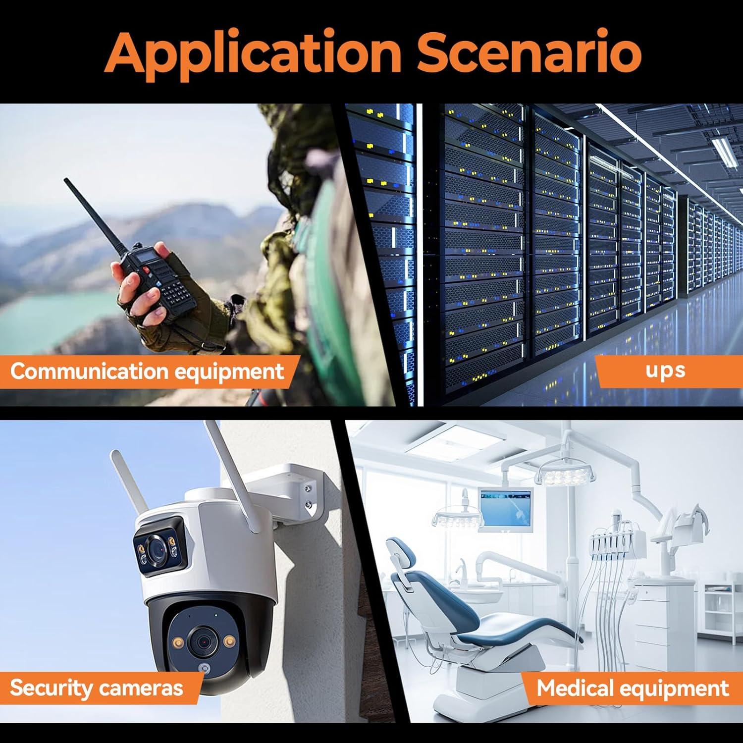 Batería de Plomo Ácido Sellada Aokly 12V 7Ah AGM