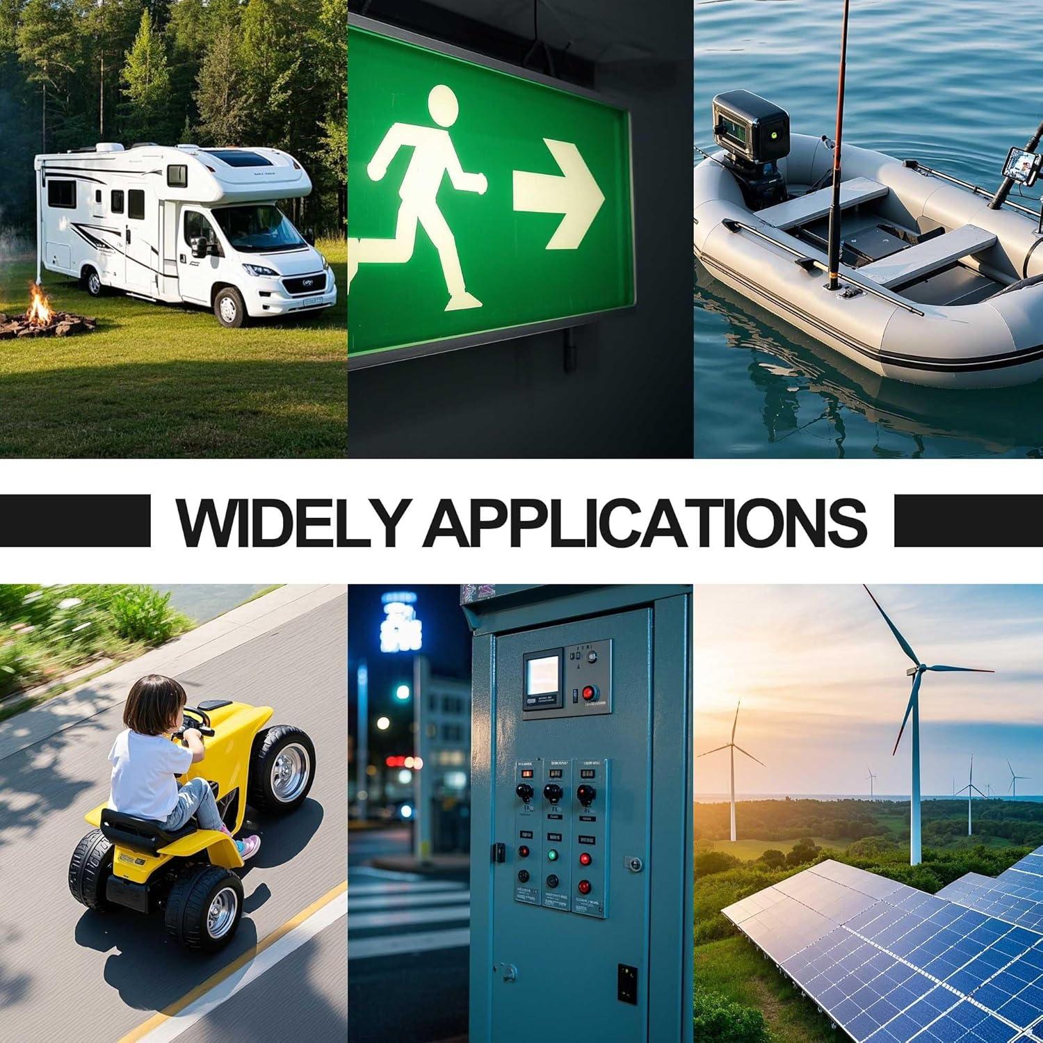 Paquete de 2 Baterías AGM 12V 9AH E LiCycle - Reemplazo Compatible