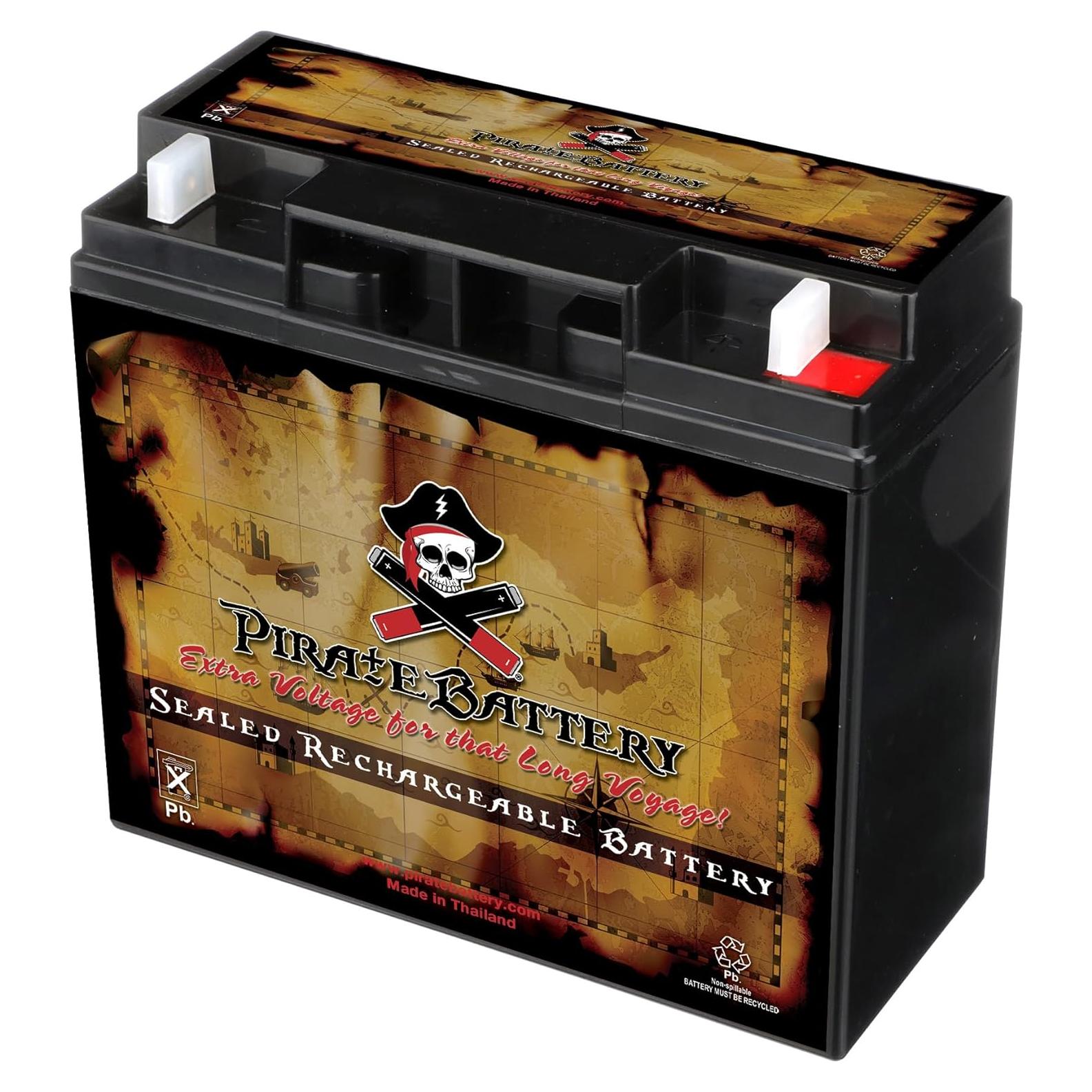 Batería Pirata 12V 22Ah AGM Sellada para Alarma y Scooters