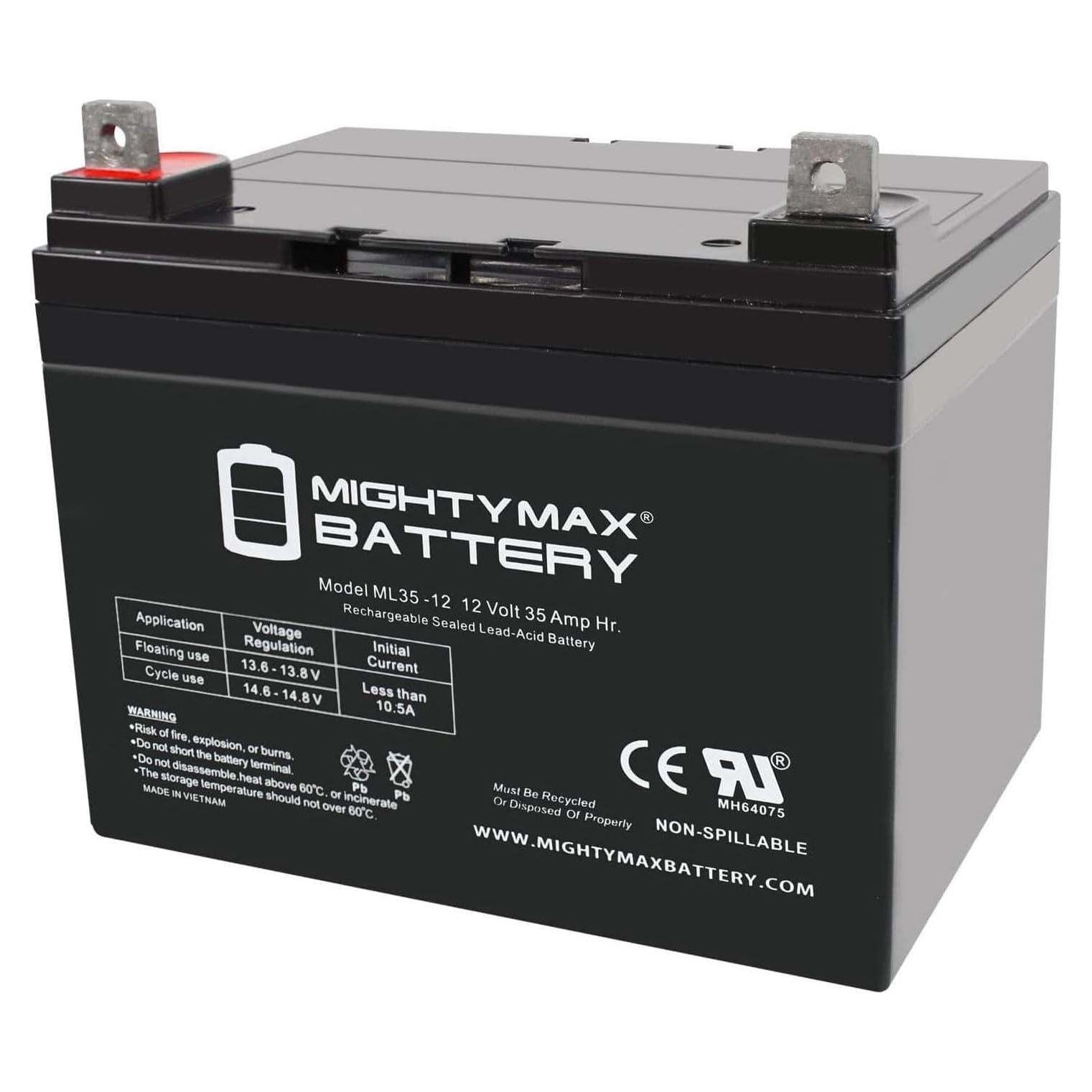 Batería SLA 12V 35Ah Mighty Max Battery - Plomo-Ácido