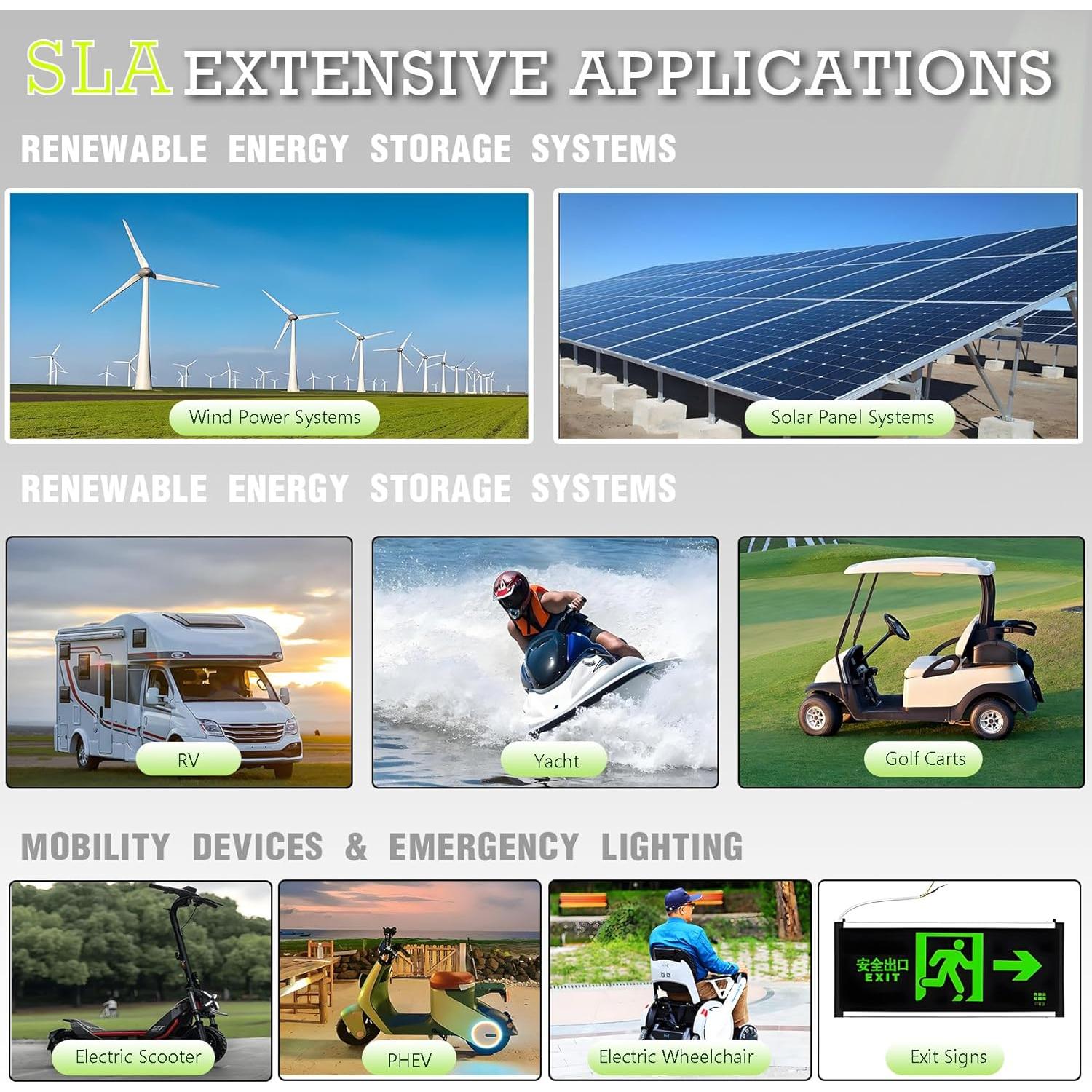 Batería recargable 12V 7Ah HUAYUE VRLA SLA para alarma