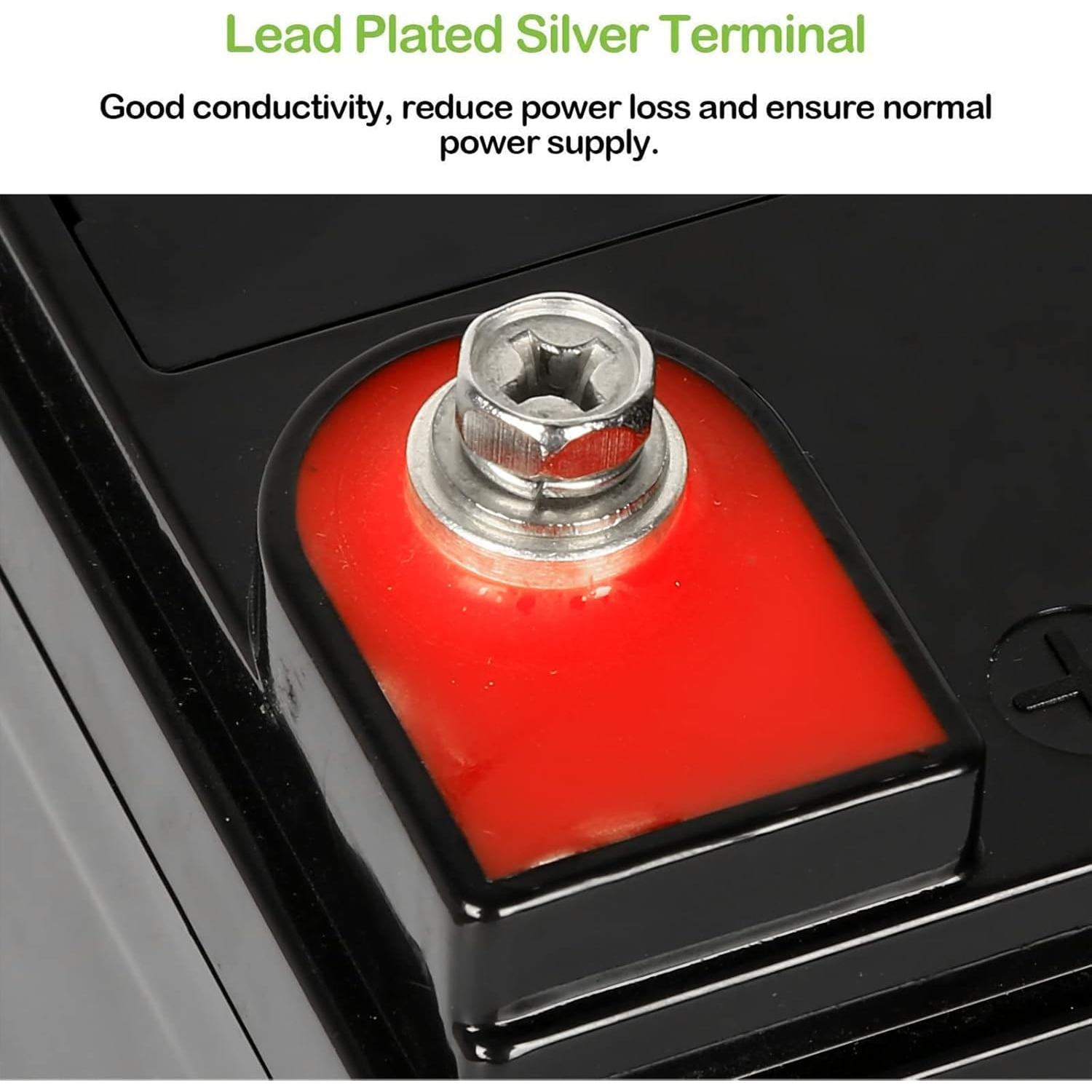 Batería de Ciclo Profundo Weize 12V 35AH - Juego de 2 para Scooter