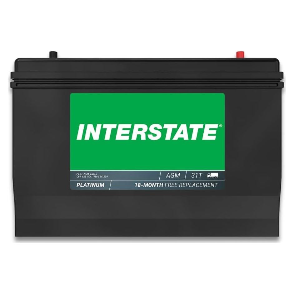 Batería de Ciclo Profundo AGM 12V 100Ah Interstate 31-AGM5