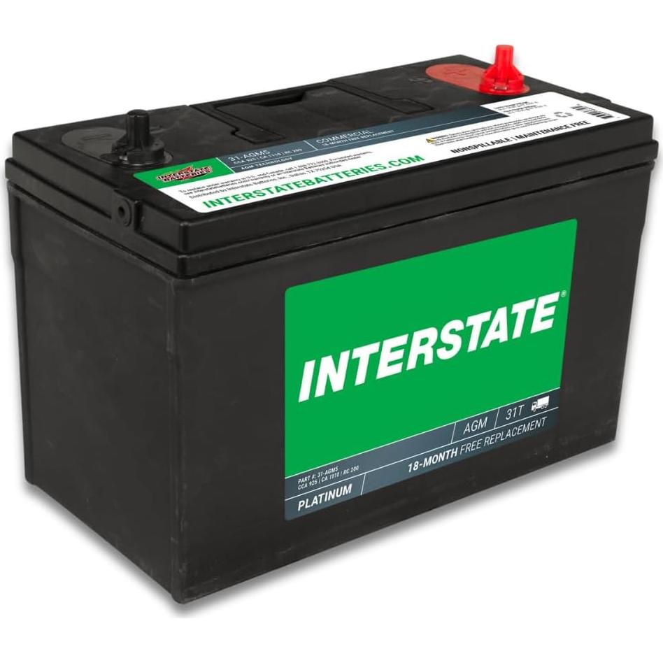 Batería de Ciclo Profundo AGM 12V 100Ah Interstate 31-AGM5