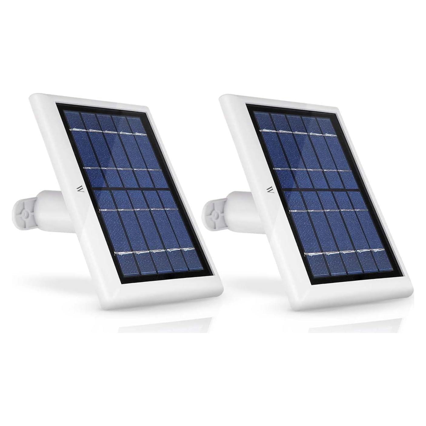 Panel Solar Wasserstein 2 Pack Blanco para Cámaras Ring