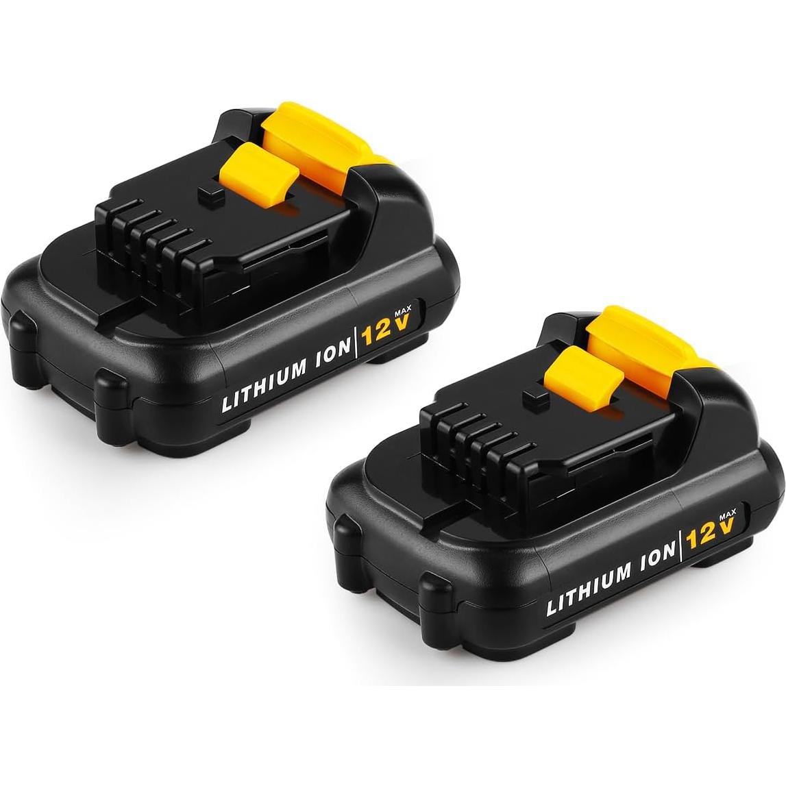 Batería de Litio 4.0Ah 12V Dewalt DCB120 DCB121 DCB123 2-Pack