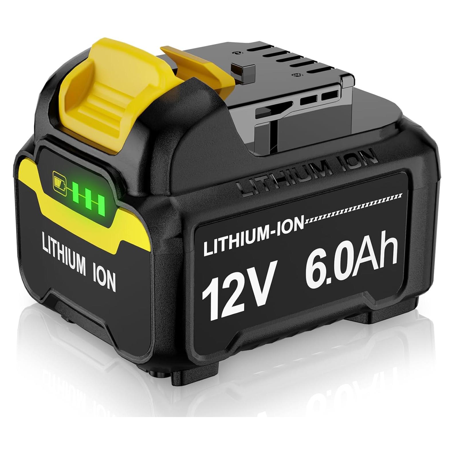 Batería de Reemplazo 12V 6.0Ah TenHutt para Dewalt