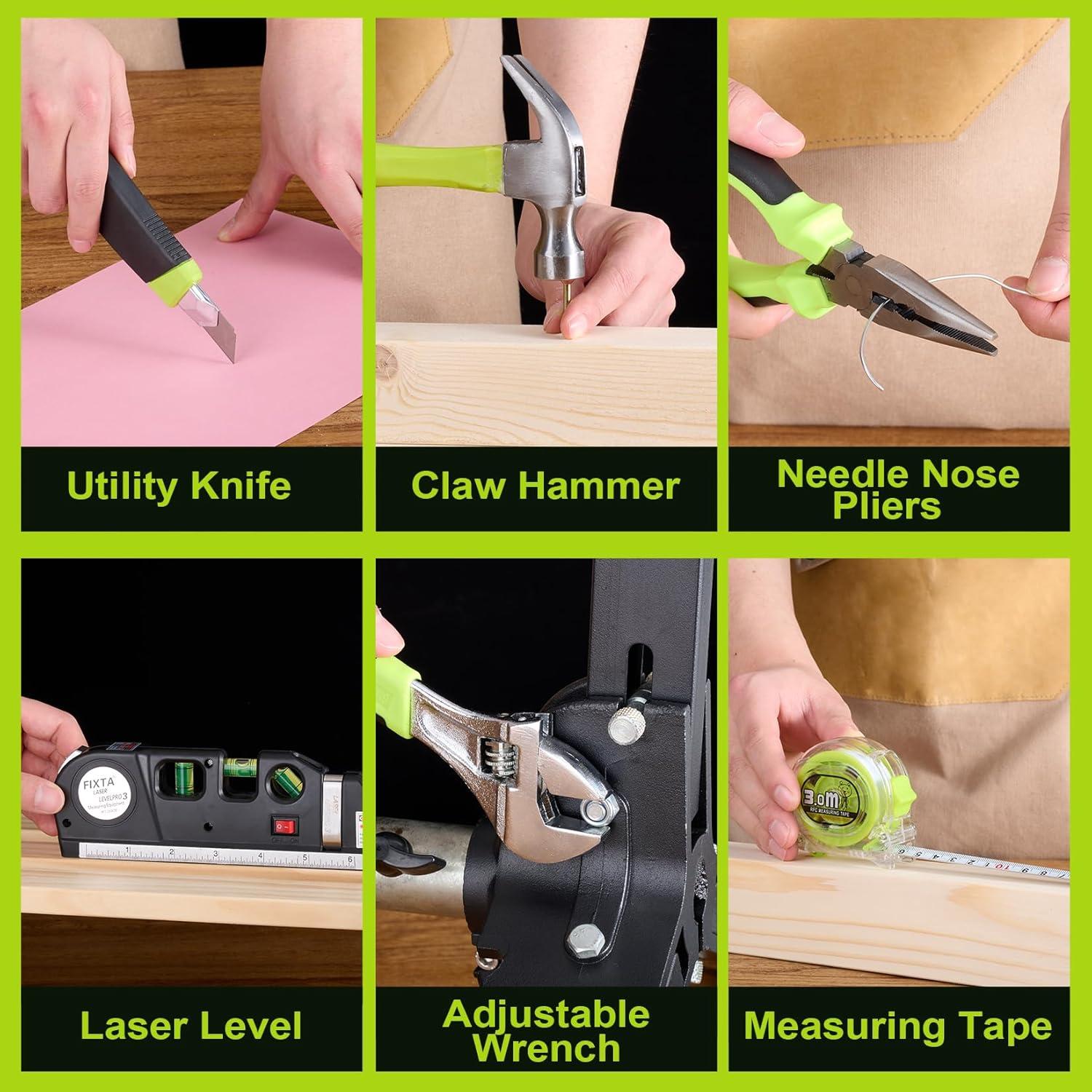 Kit de Herramientas de Taladro Inalámbrico POWKITS 12V 142 Piezas