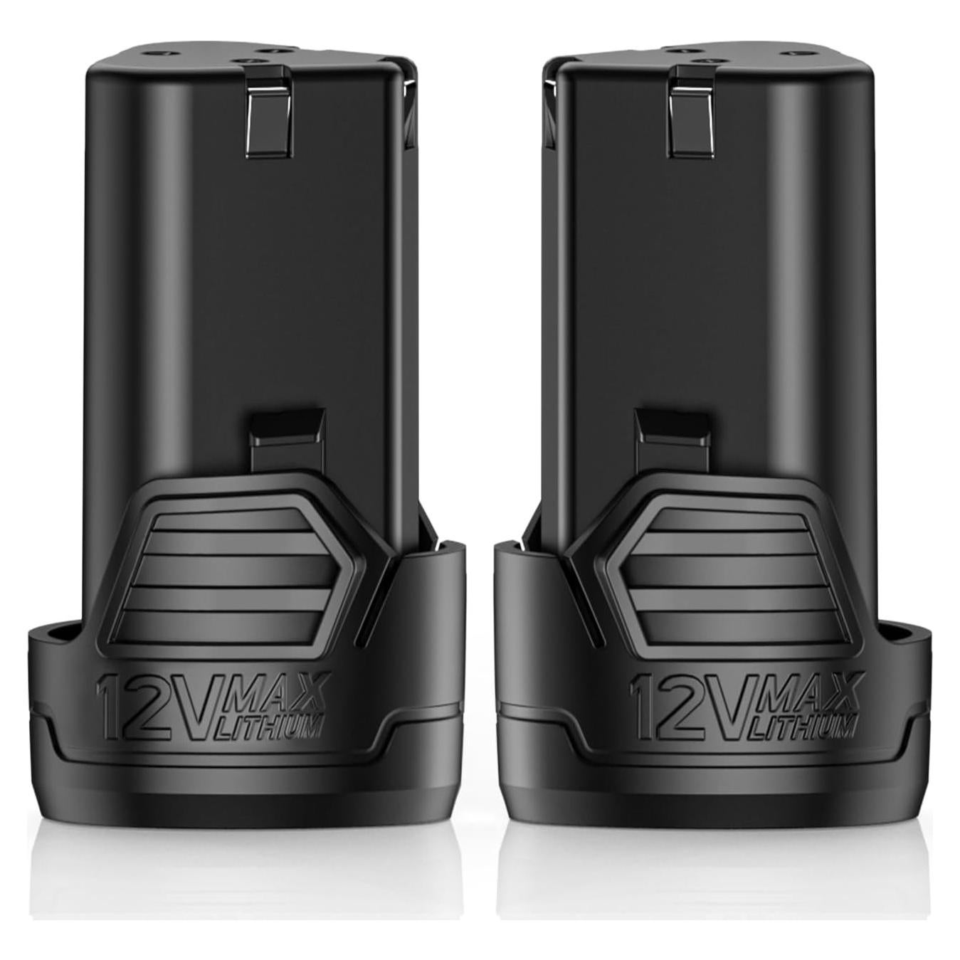 KIMO Batería de Litio-Ion 12V 2.0Ah - Paquete de 2