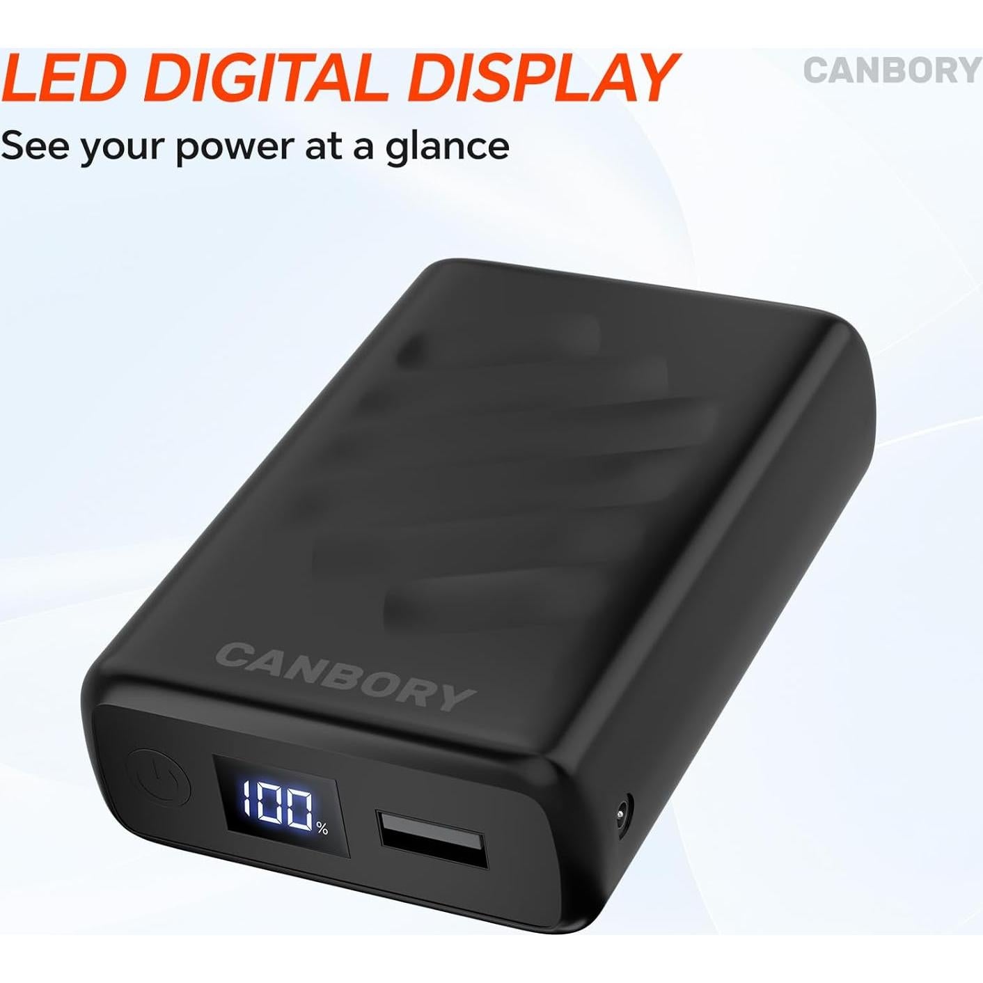 Batería Recargable 12V 20000mAh USB-C PD 18W - R-TAX