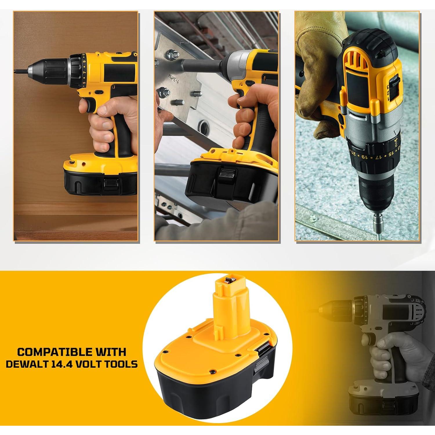 Baterías Recargables Ni-MH Dewalt 14.4V 4800mAh 2Pack