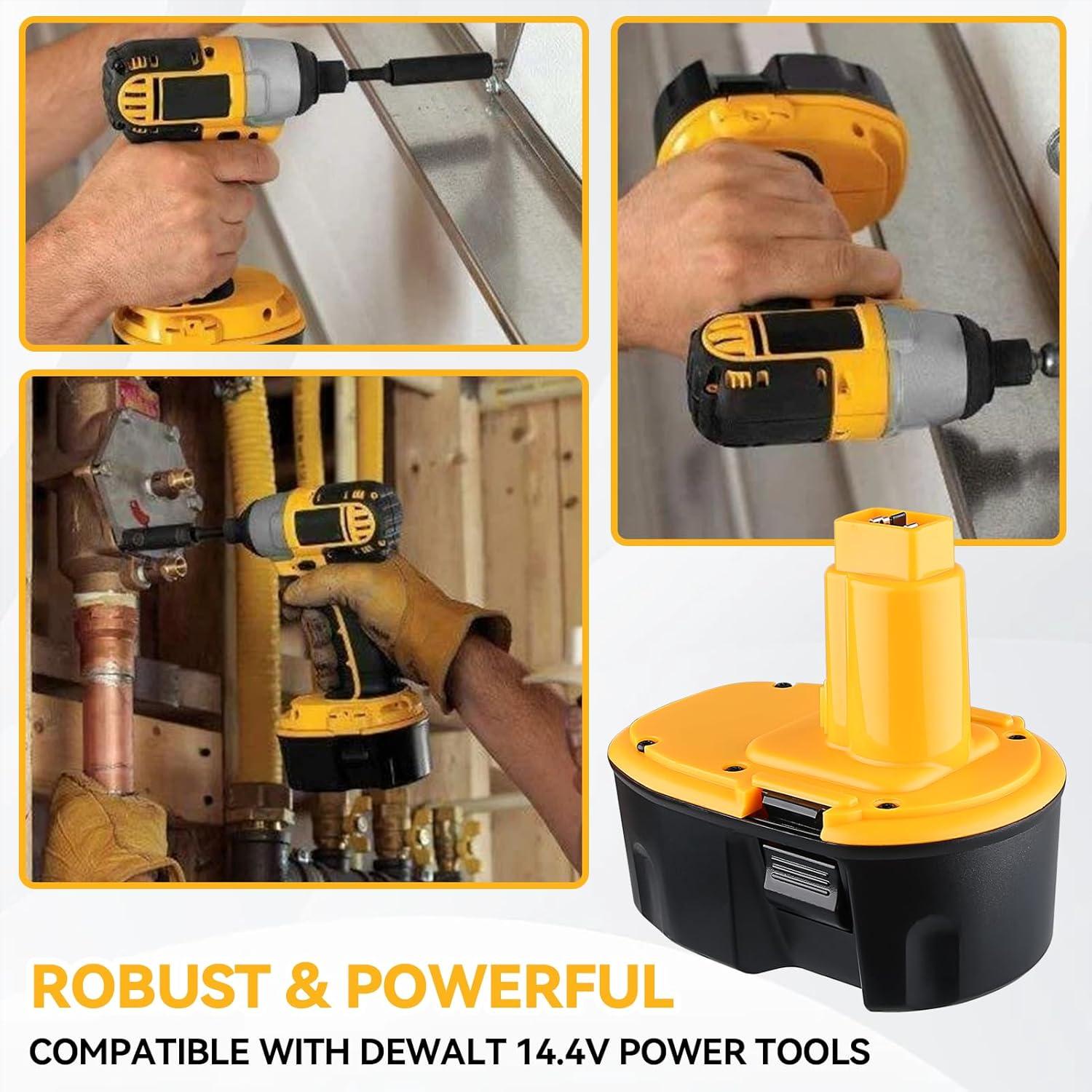 Batería Recargable Ni-MH Dewalt DC9091 14.4V 4800mAh Paquete de 2