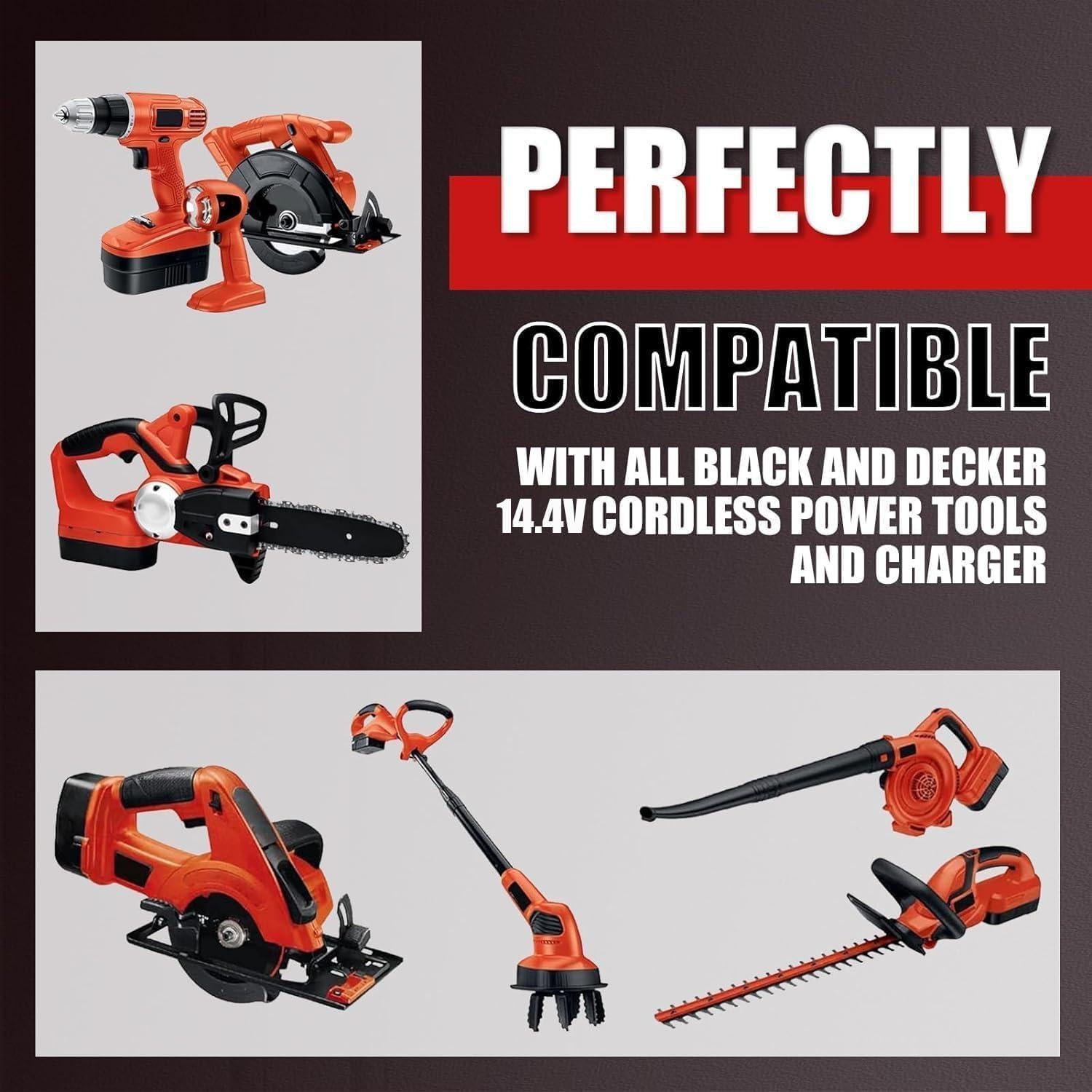 Batería Ni-MH VANTTECH HPB14 4.8Ah para Black and Decker 14.4V