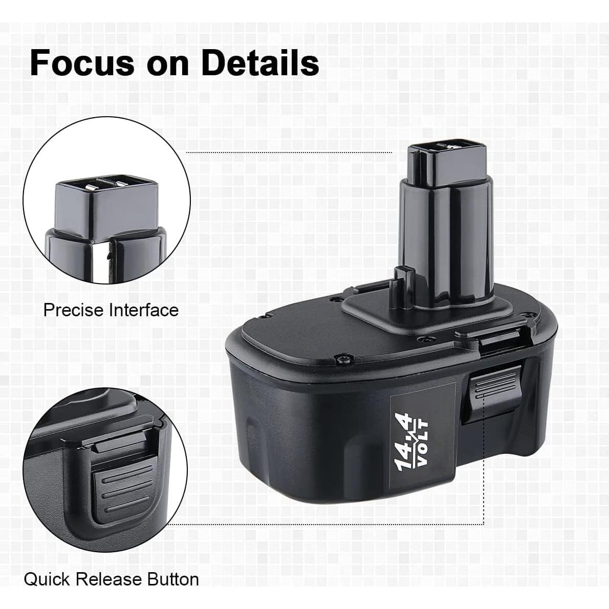 Batería Recargable PDstation 2Pack 14.4V 4800mAh Ni-Mh