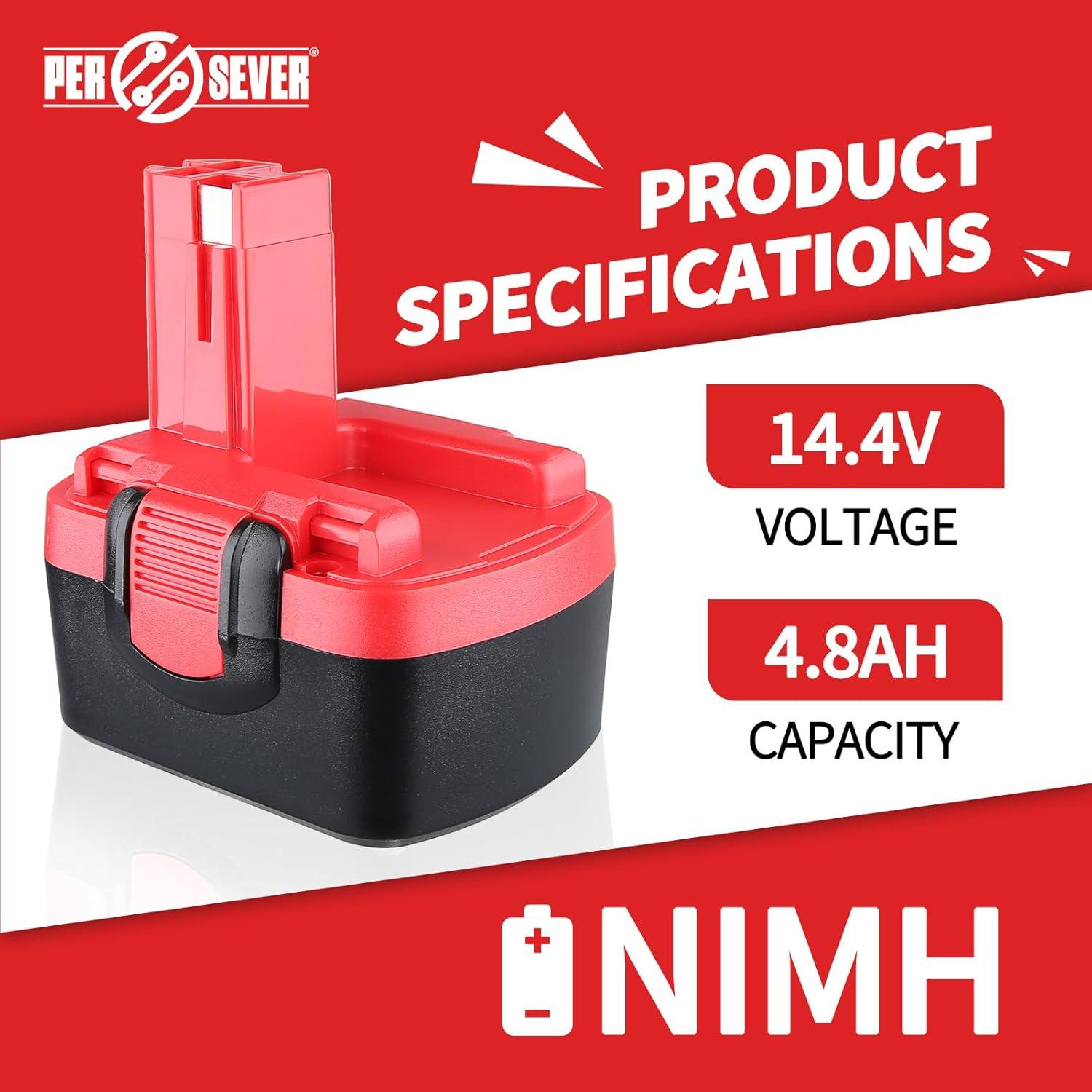 Batería NiMH 14.4V 4800mAh SZYDZS para Herramientas Bosch