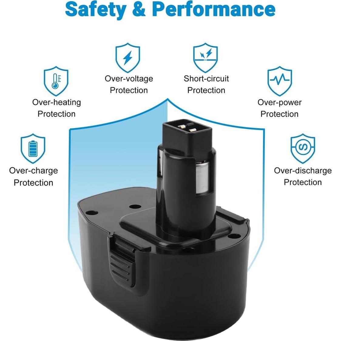 Batería Recargable Exmate 3500mAh 14.4V para Dewalt